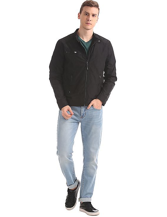U.S. Polo Assn. Denim Co. Quilted Panel Solid Jacket