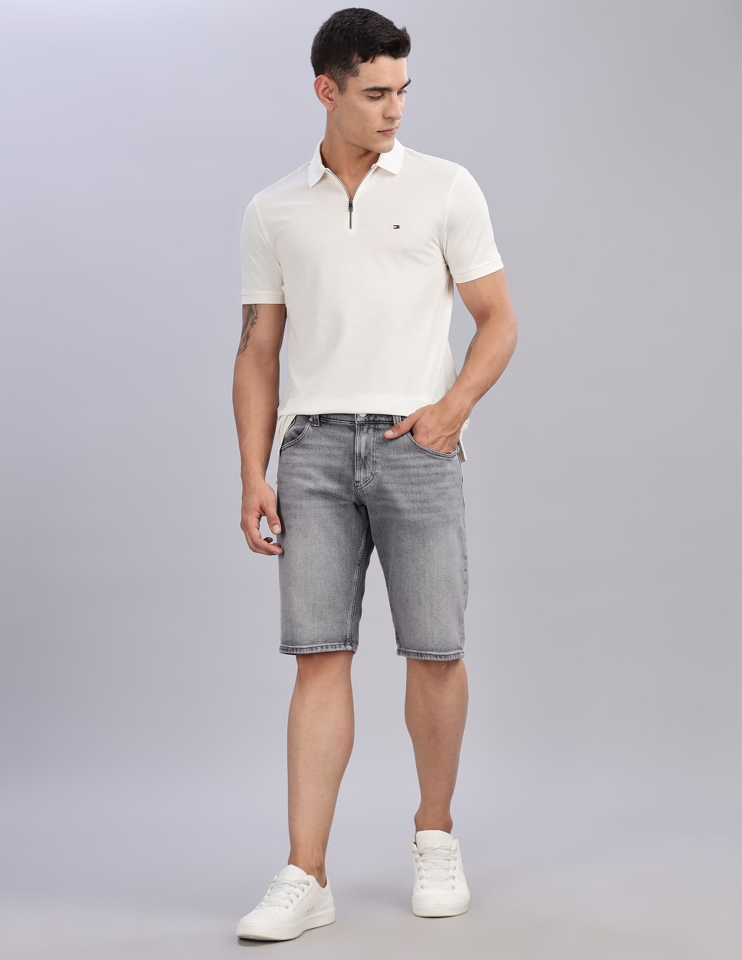 Tommy Hilfiger Solid Regular-Fit Cotton Polo Shirts