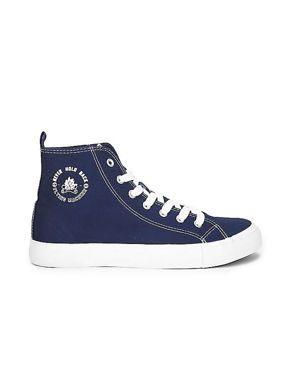 Flying Machine Men High Top Cap Toe Jerel 2.0 Sneakers