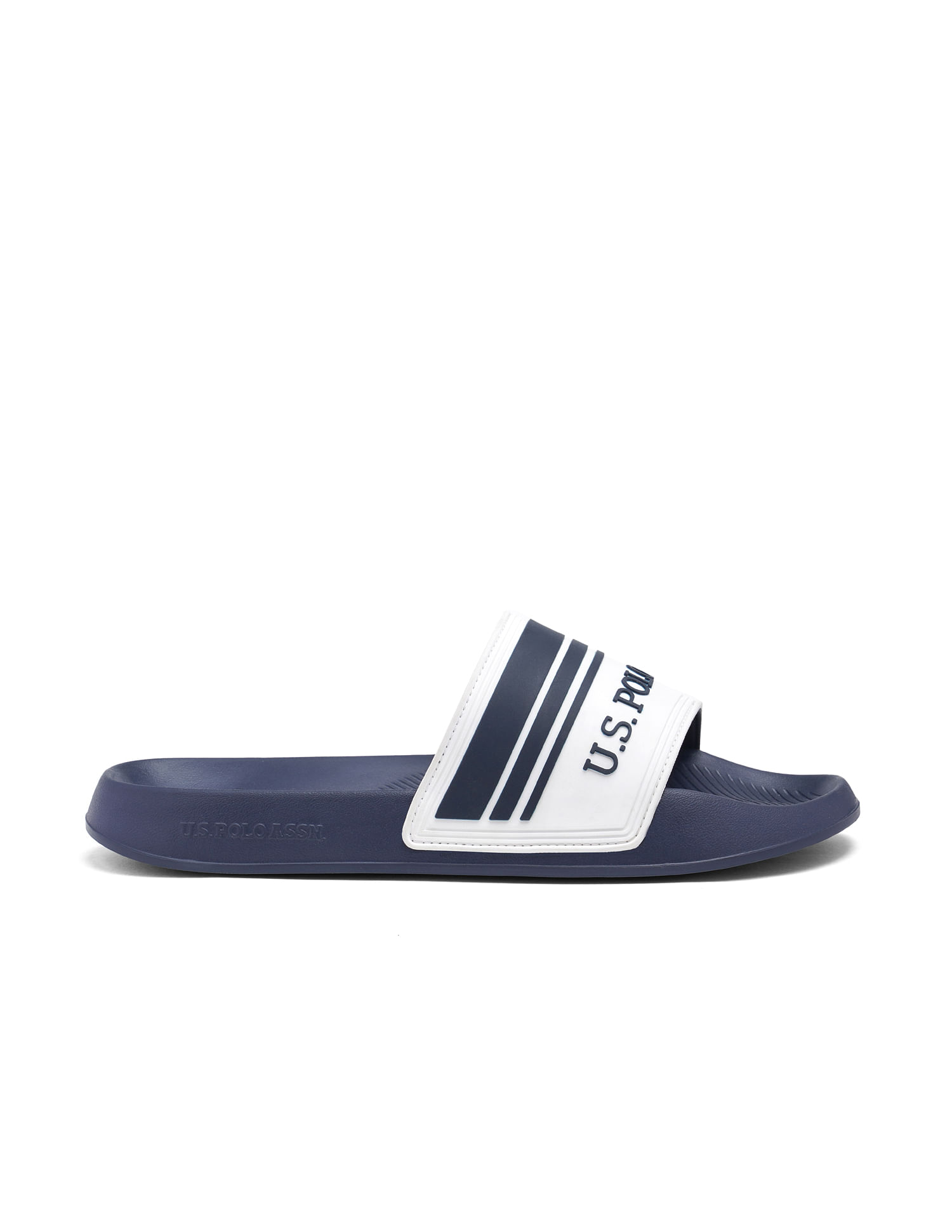 U.S. Polo Assn. Striped PVC Nillson Slides