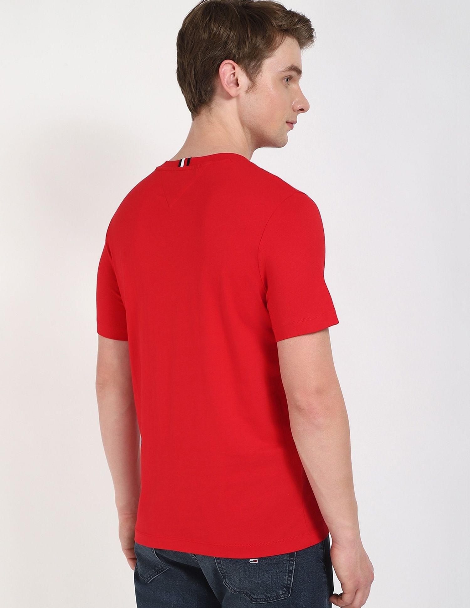 Tommy Hilfiger Solid Regular-Fit Cotton T-Shirt