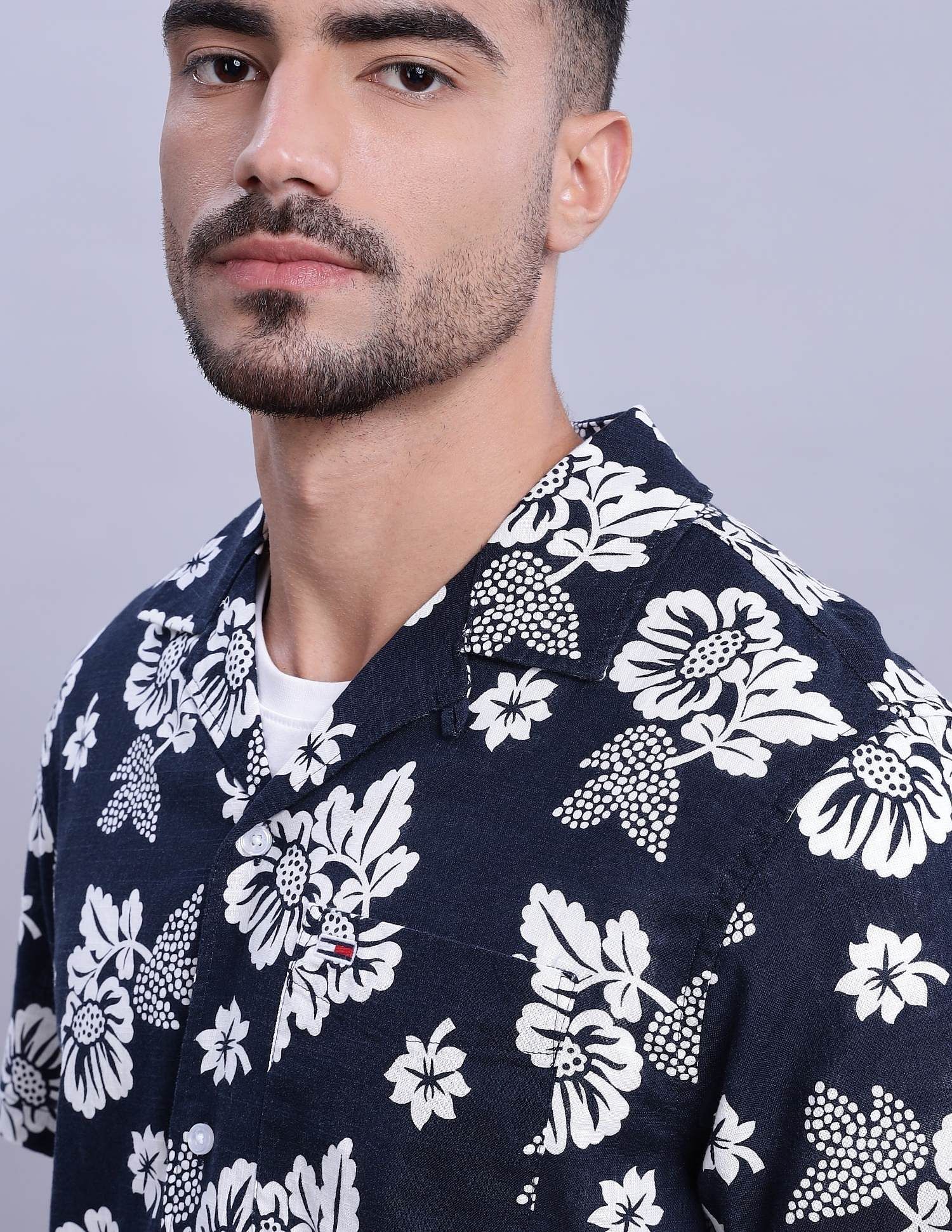 Tommy Hilfiger Printed Regular-Fit Woven Shirts