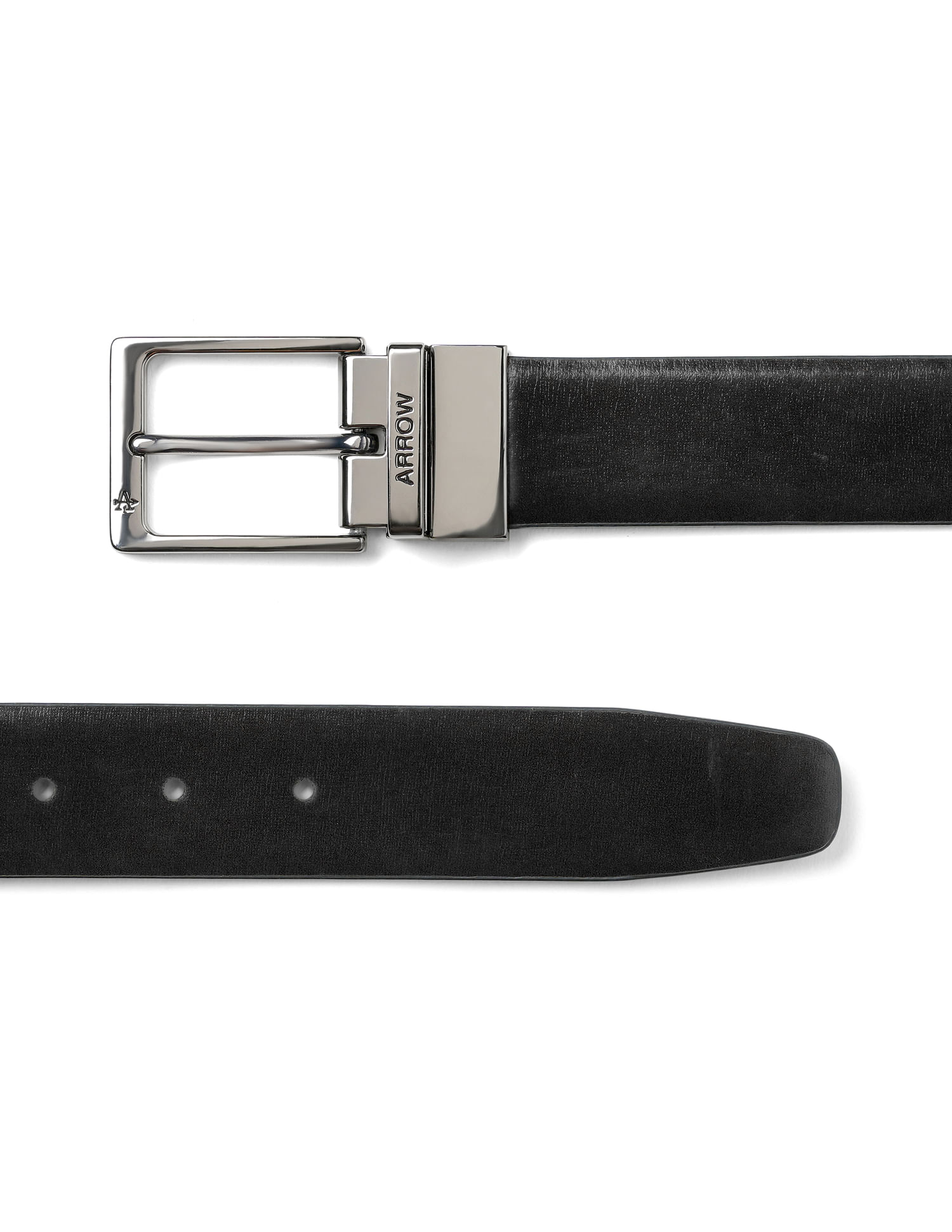 Buy Arrow Metallic Buckle Reversible Preston Belt 