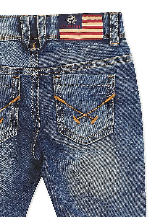U.S. Polo Assn. Kids Mid Rise Regular Fit Jeans