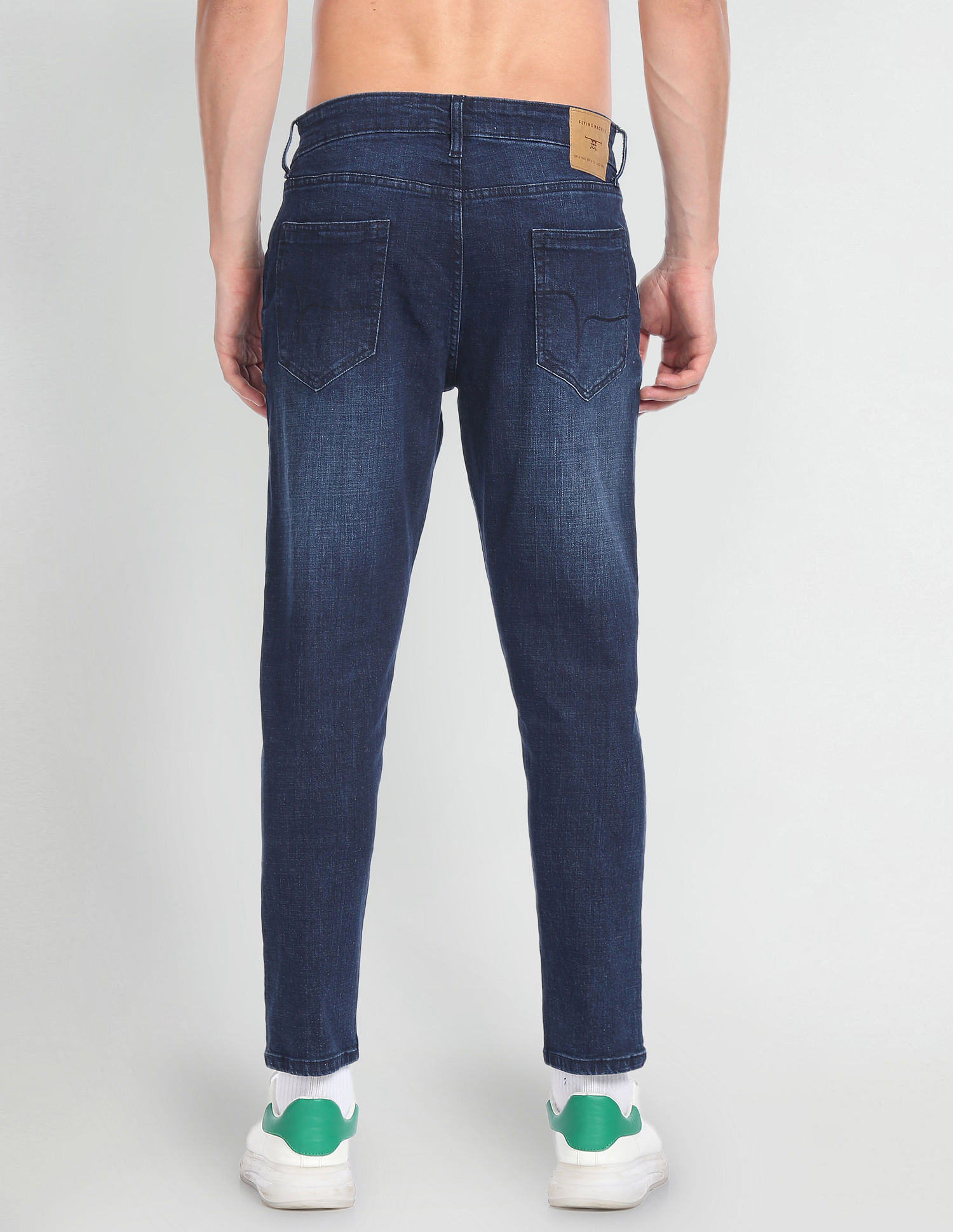 Flying Machine Whiskered Mankle Slim Fit Jeans