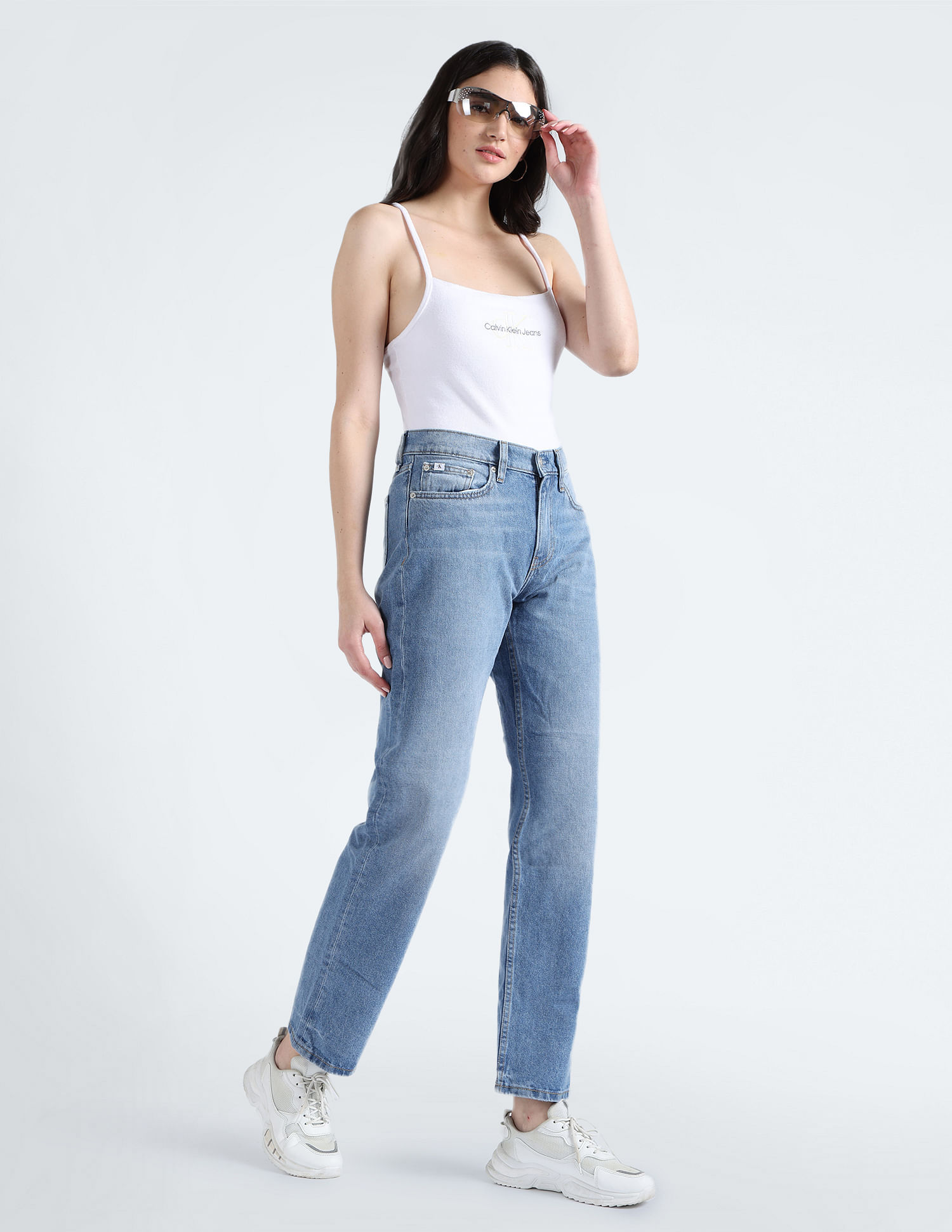 Calvin Klein Low Rise Straight Fit Jeans