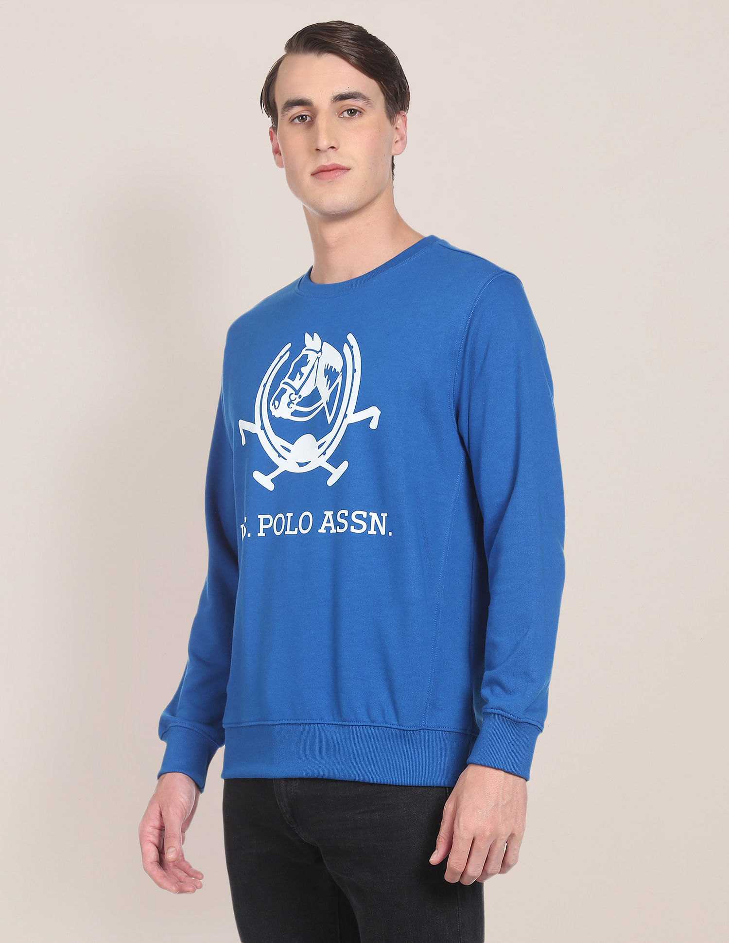 Blue polo cheap sweatshirt