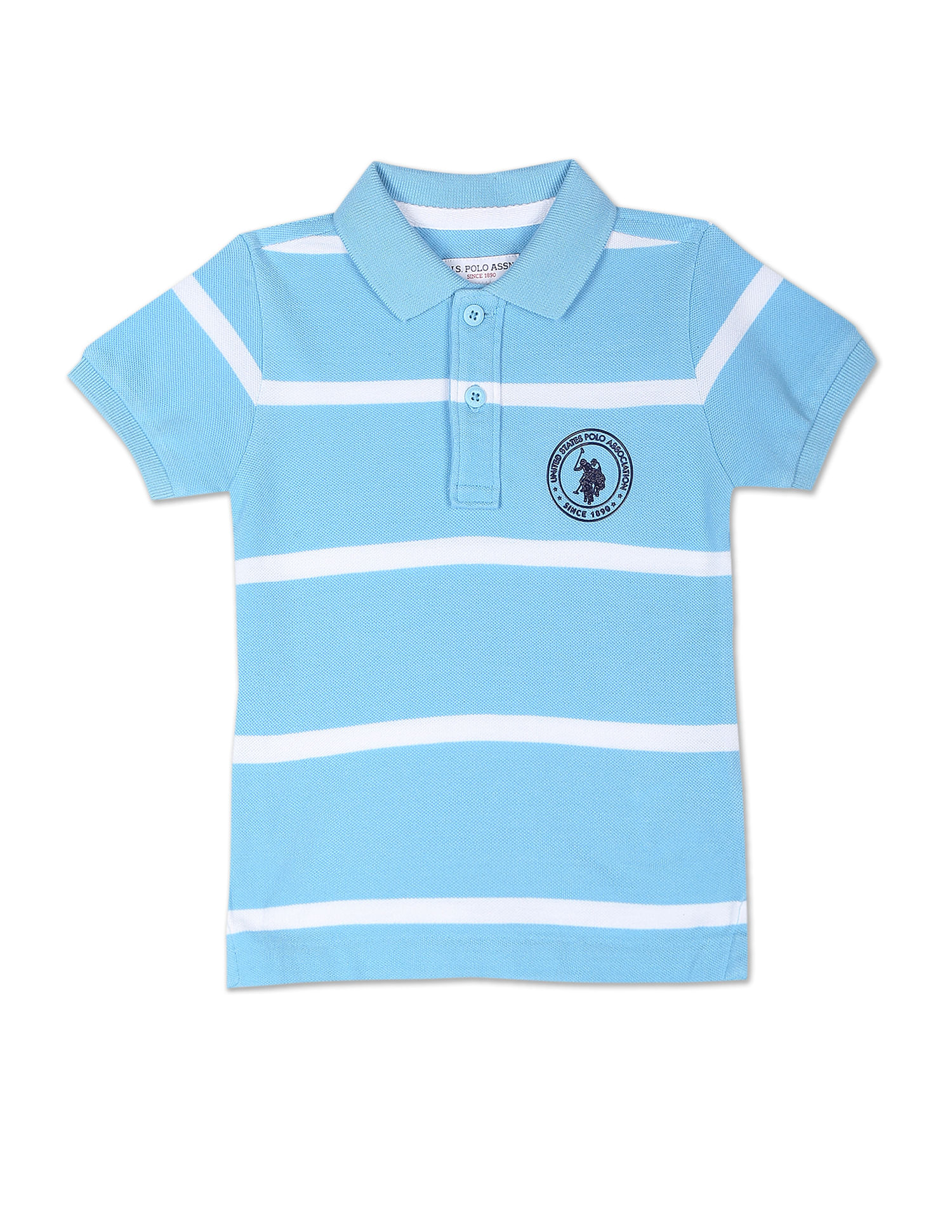 U.S. Polo Assn. Kids Iconic Horizontal Stripe Polo Shirt