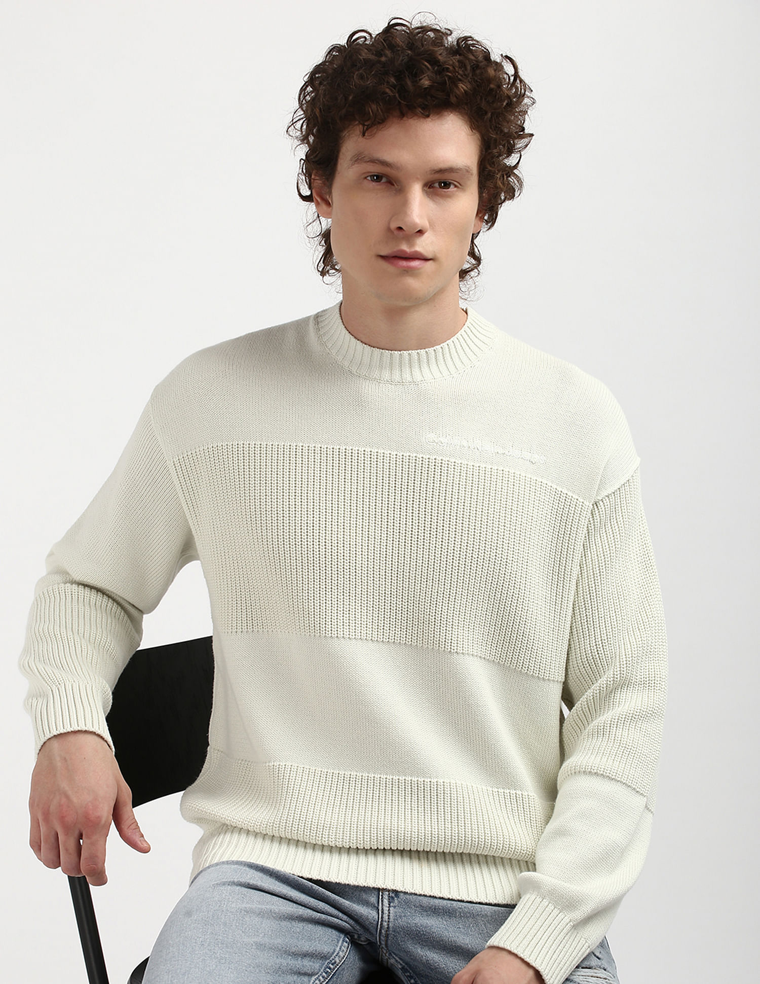 Calvin Klein Organic Cotton Crew Neck Sweater