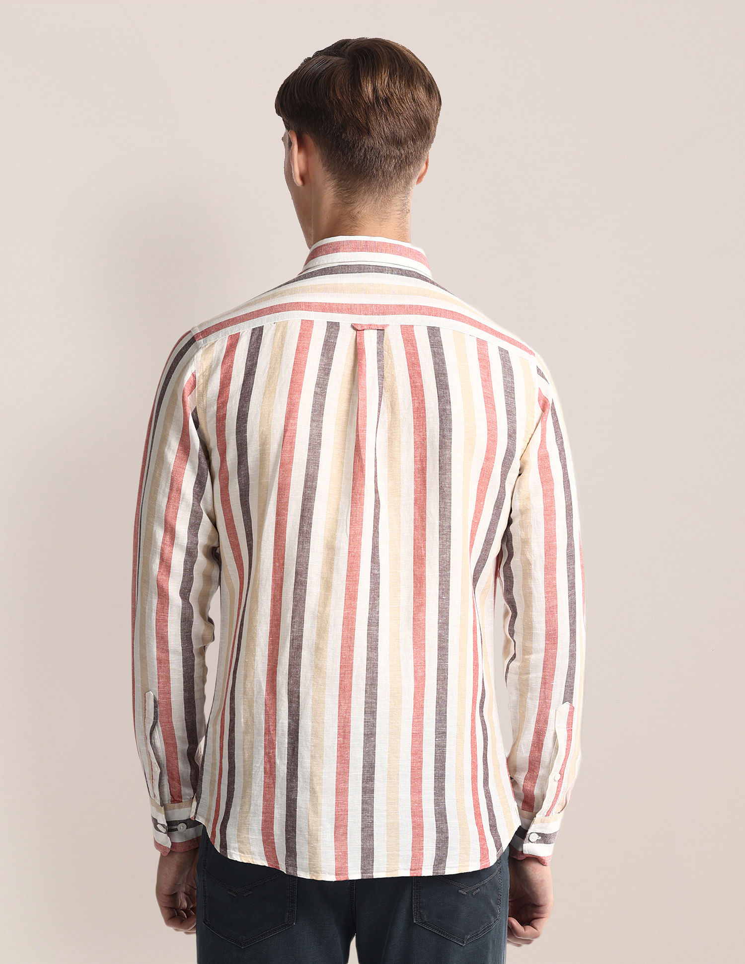 U.S. Polo Assn. Vertical Stripe Tailored Fit Shirt