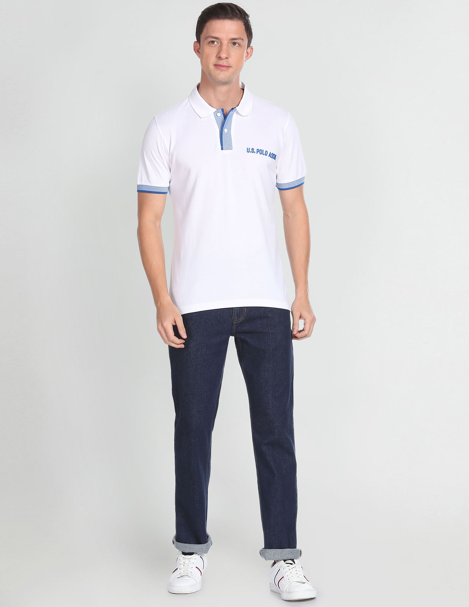 U.S. Polo Assn. Denim Co. Harold Slim Straight Fit Blue Jeans