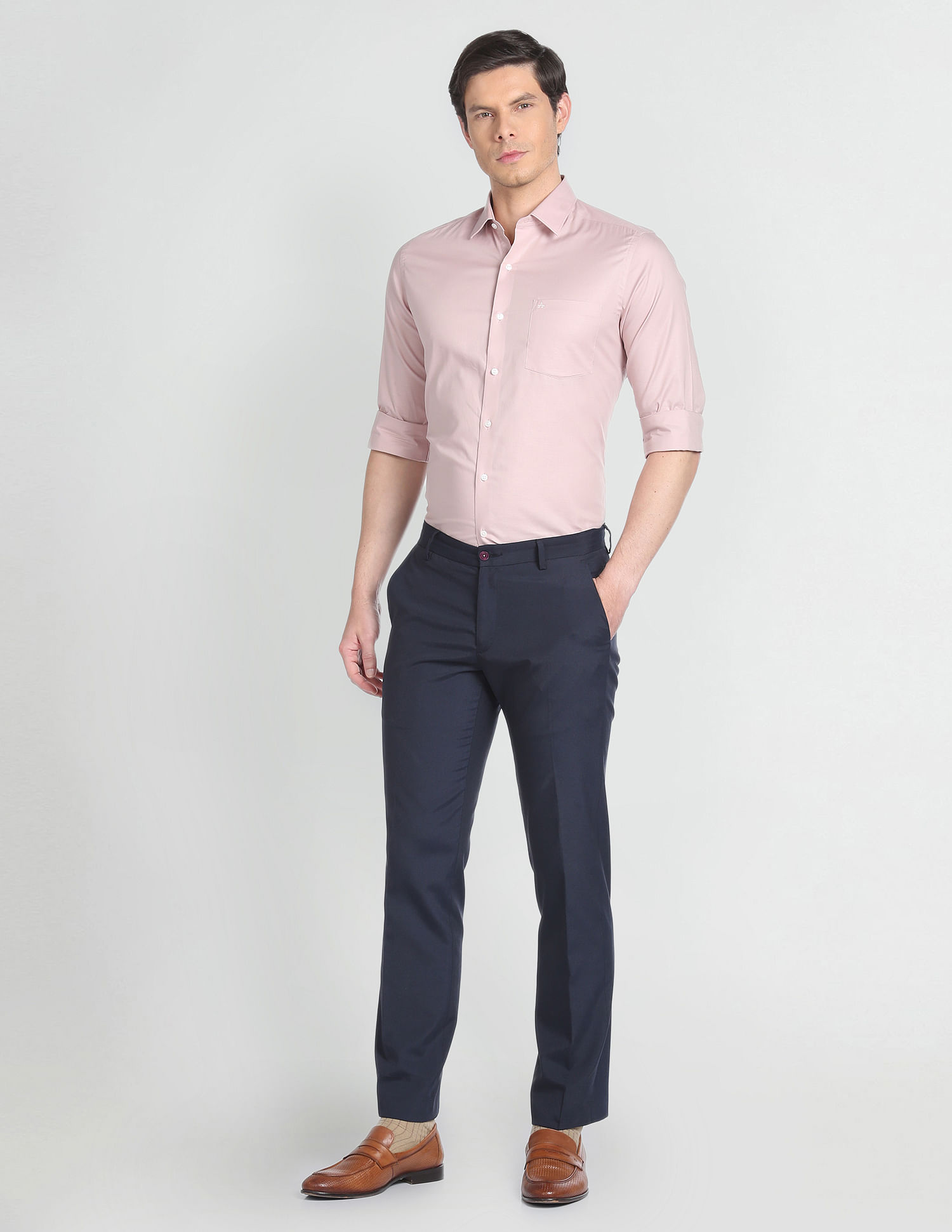 Arrow Solid Dobby Formal Shirt