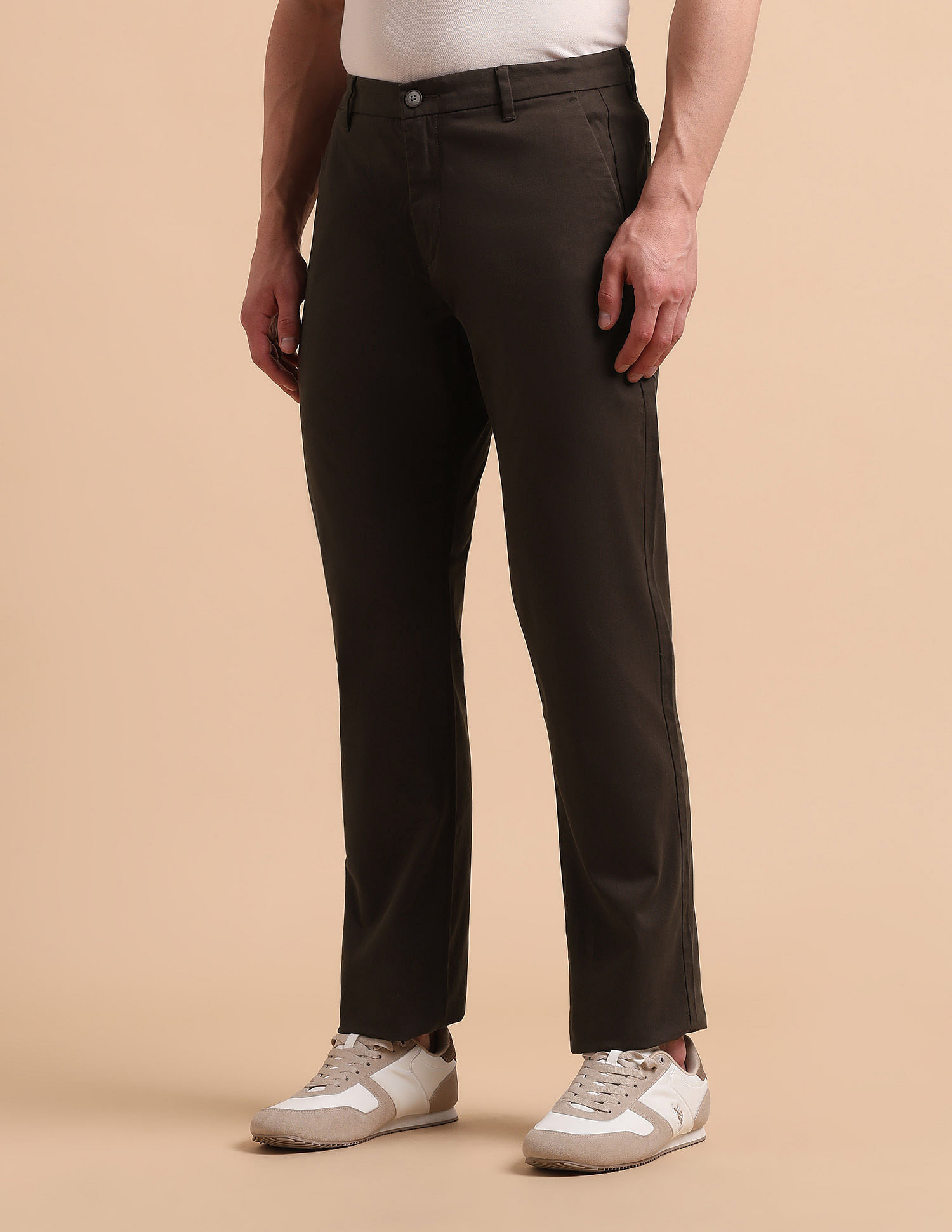 U.S. Polo Assn. Satin Slim Fit Trousers