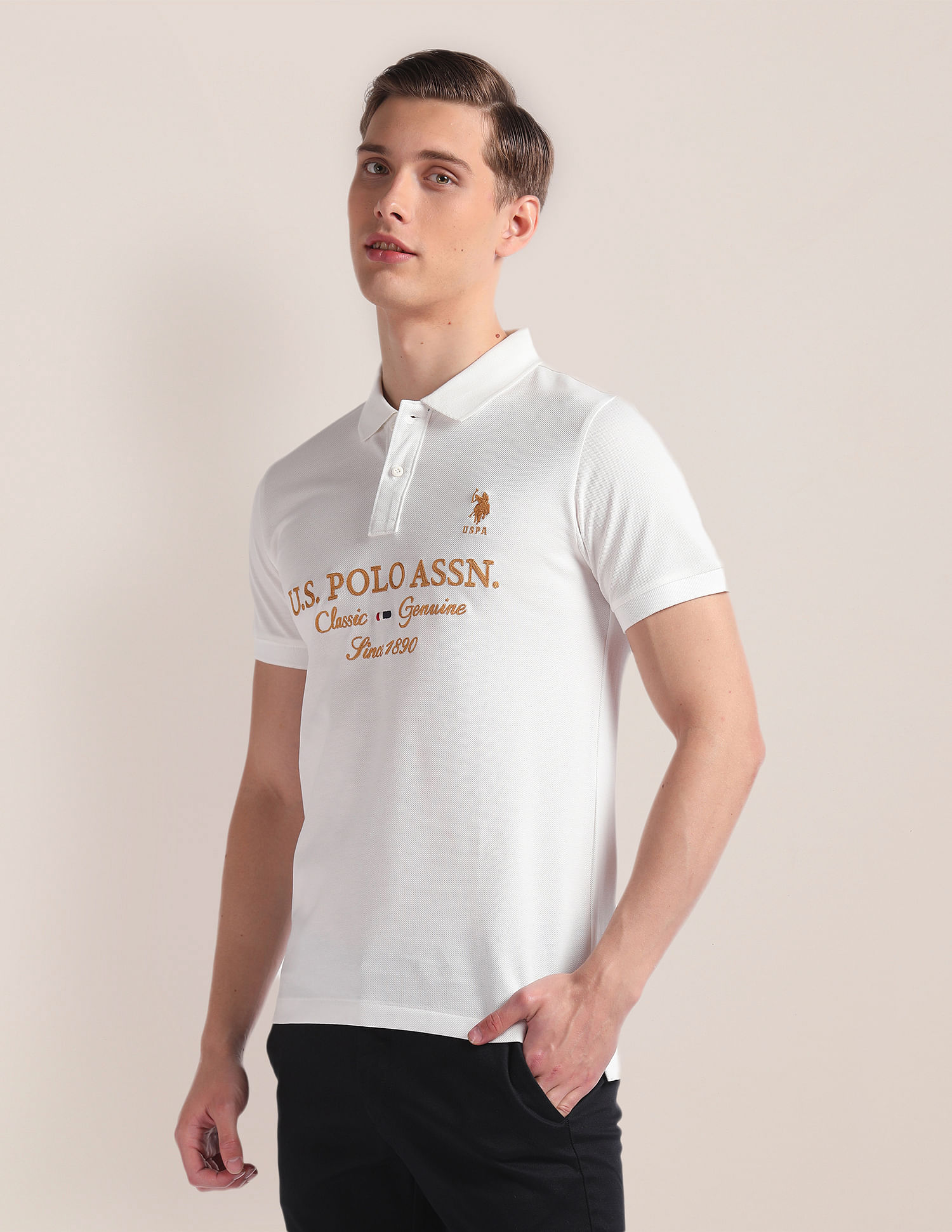 U.S. Polo Assn. Cotton Slim Fit Polo Shirt
