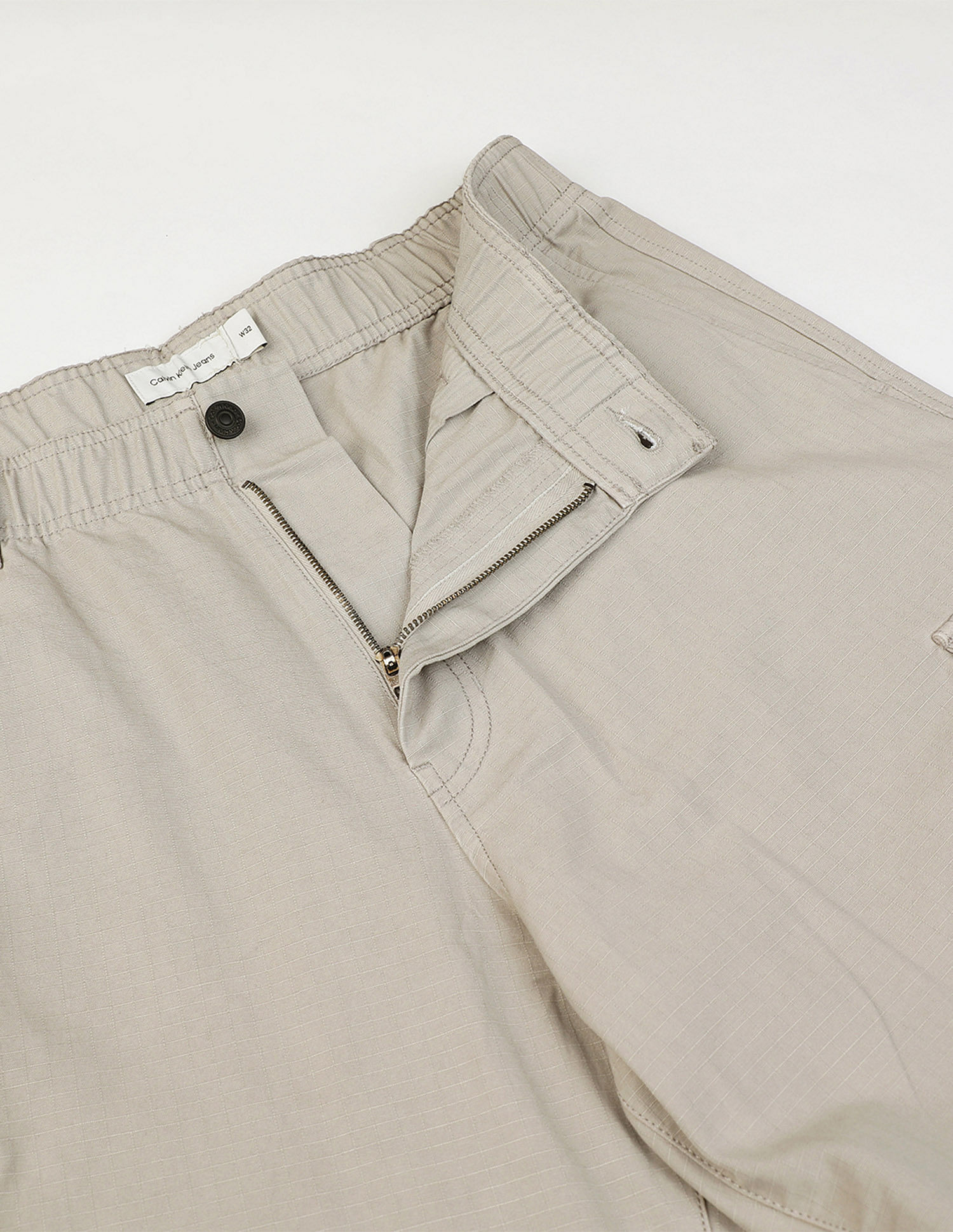 Calvin Klein Jeans Ripstop Straight Cargo Trousers