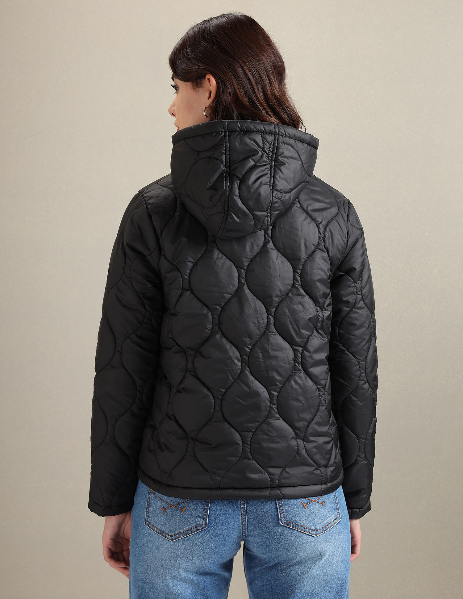 Buy U.S. Polo Assn. Women Hooded Puffer Jacket - NNNOW.com