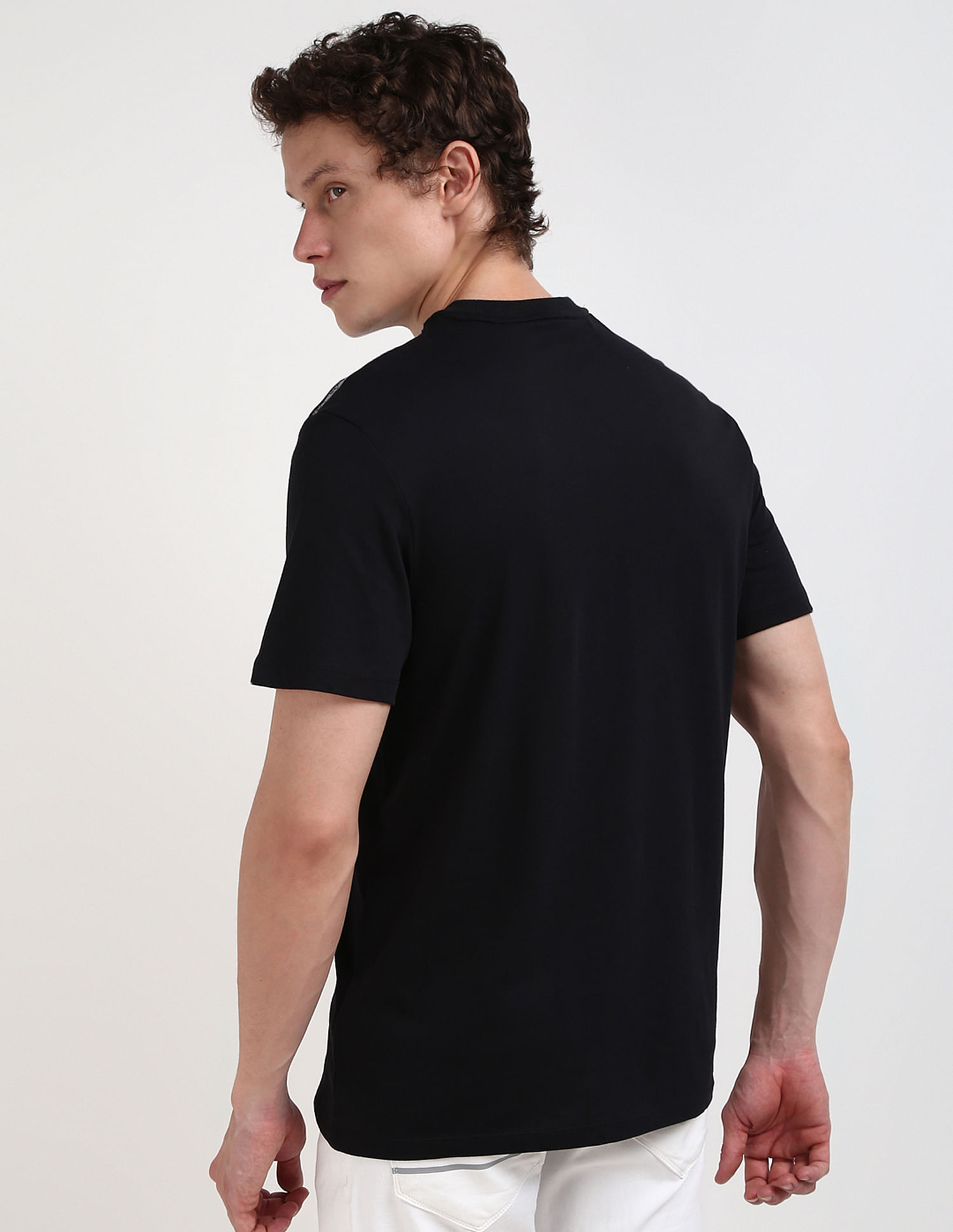 Calvin Klein Short Sleeve Shoulder Taping T-Shirt