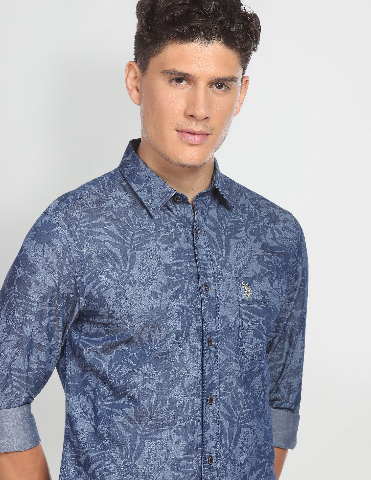 U.S. Polo Assn. Denim Co. Classic Floral Print Shirt