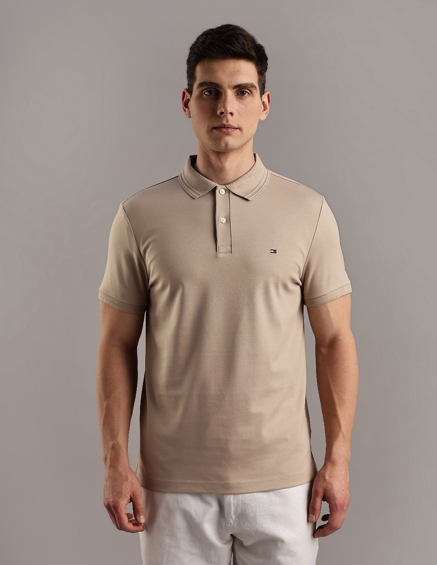 Tommy Hilfiger Solid Regular-Fit Cotton T-Shirt