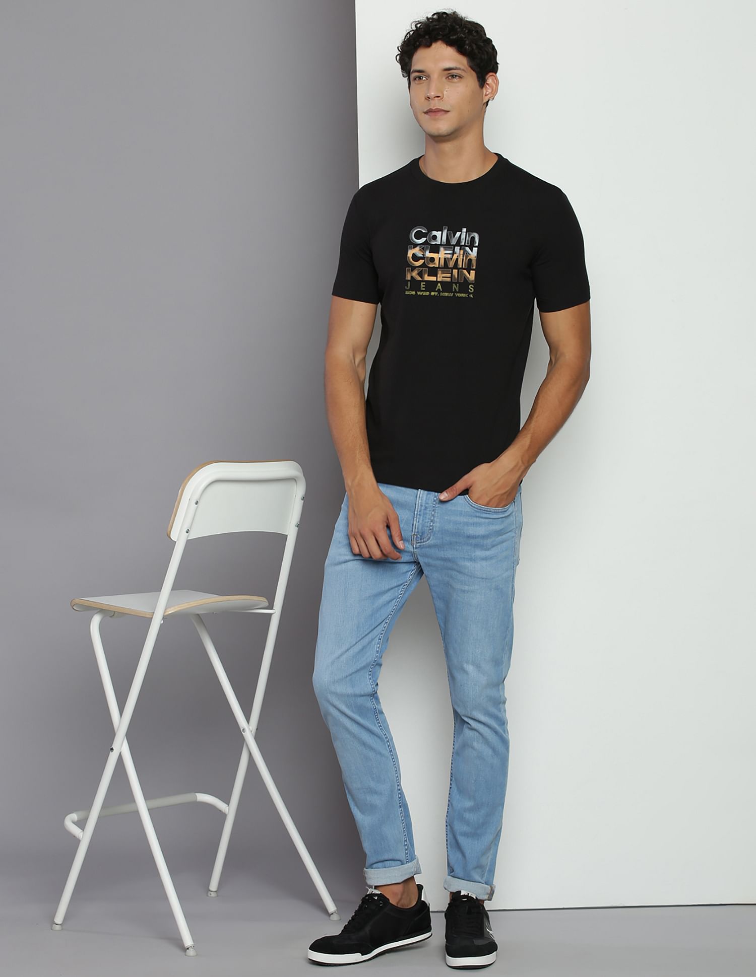 Calvin Klein Organic Cotton Repeat Logo T-Shirt