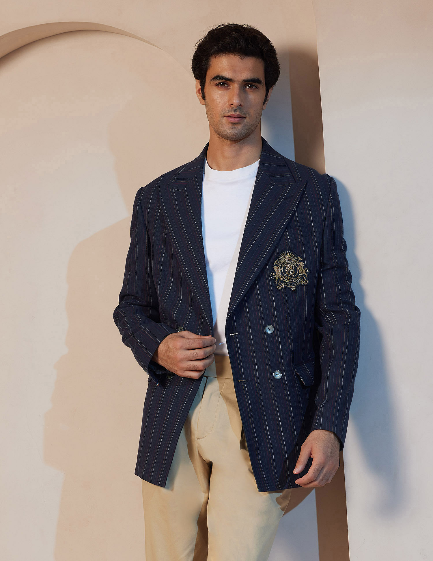 U.S. Polo Assn. Pacho X Crest Logo Double Breasted Jacket