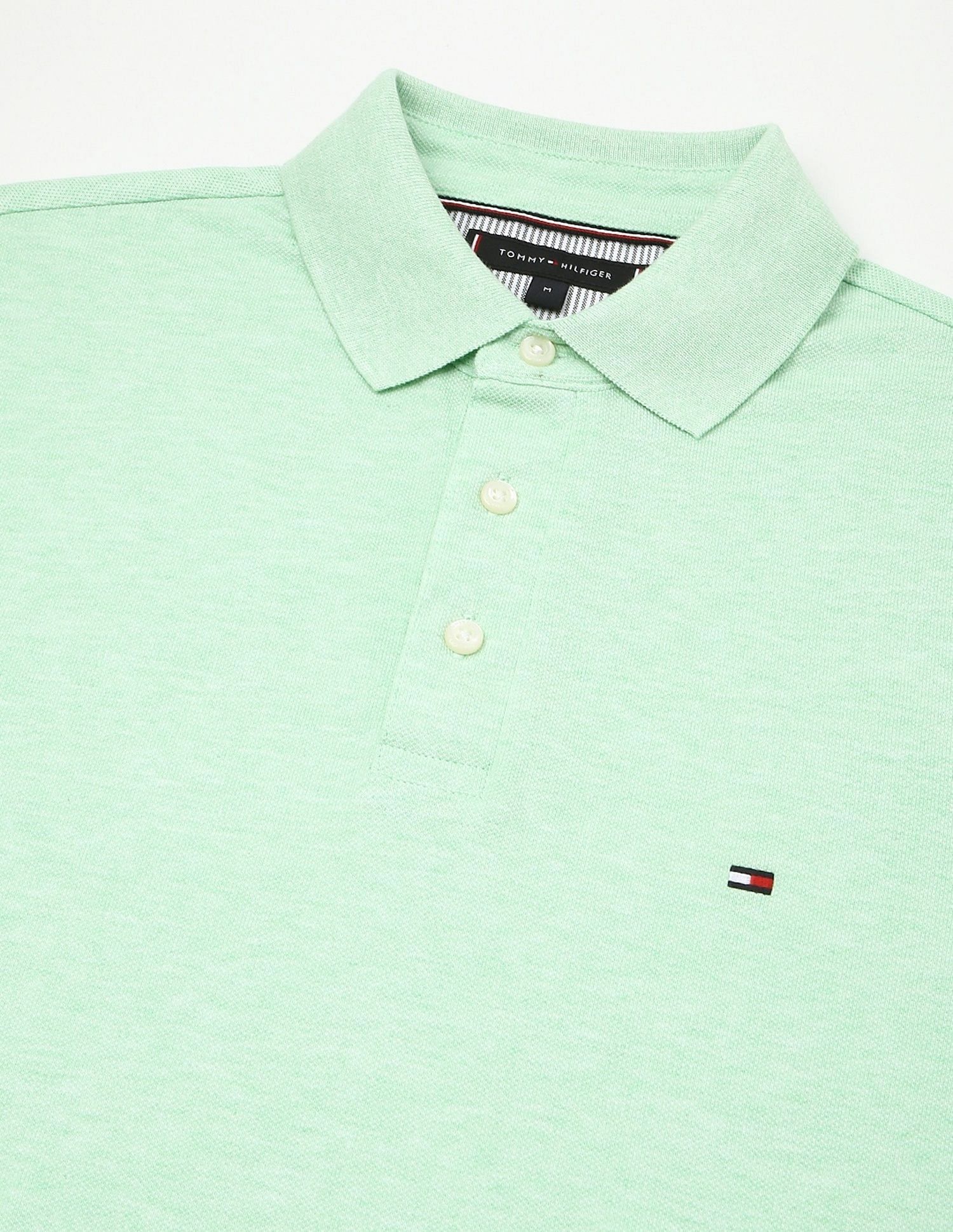 Tommy Hilfiger Solid Slim-Fit Cotton Polo Shirt