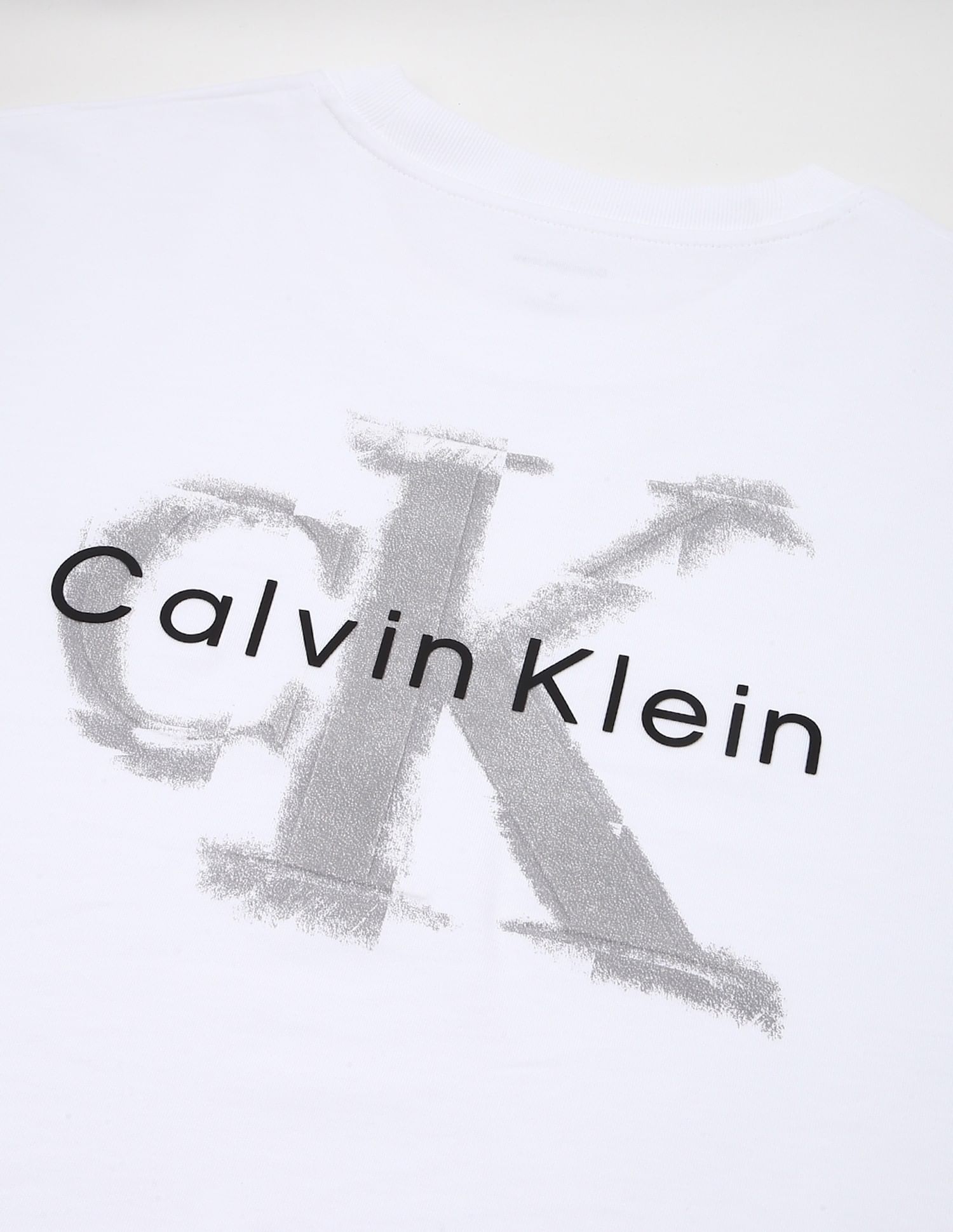 Buy Calvin Klein Jeans Logo Oversized-Fit Cotton T Shirt