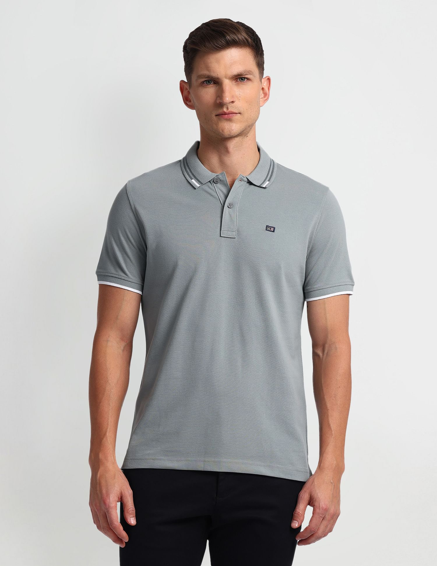 Arrow Sport Regular Fit Solid Polo Shirt