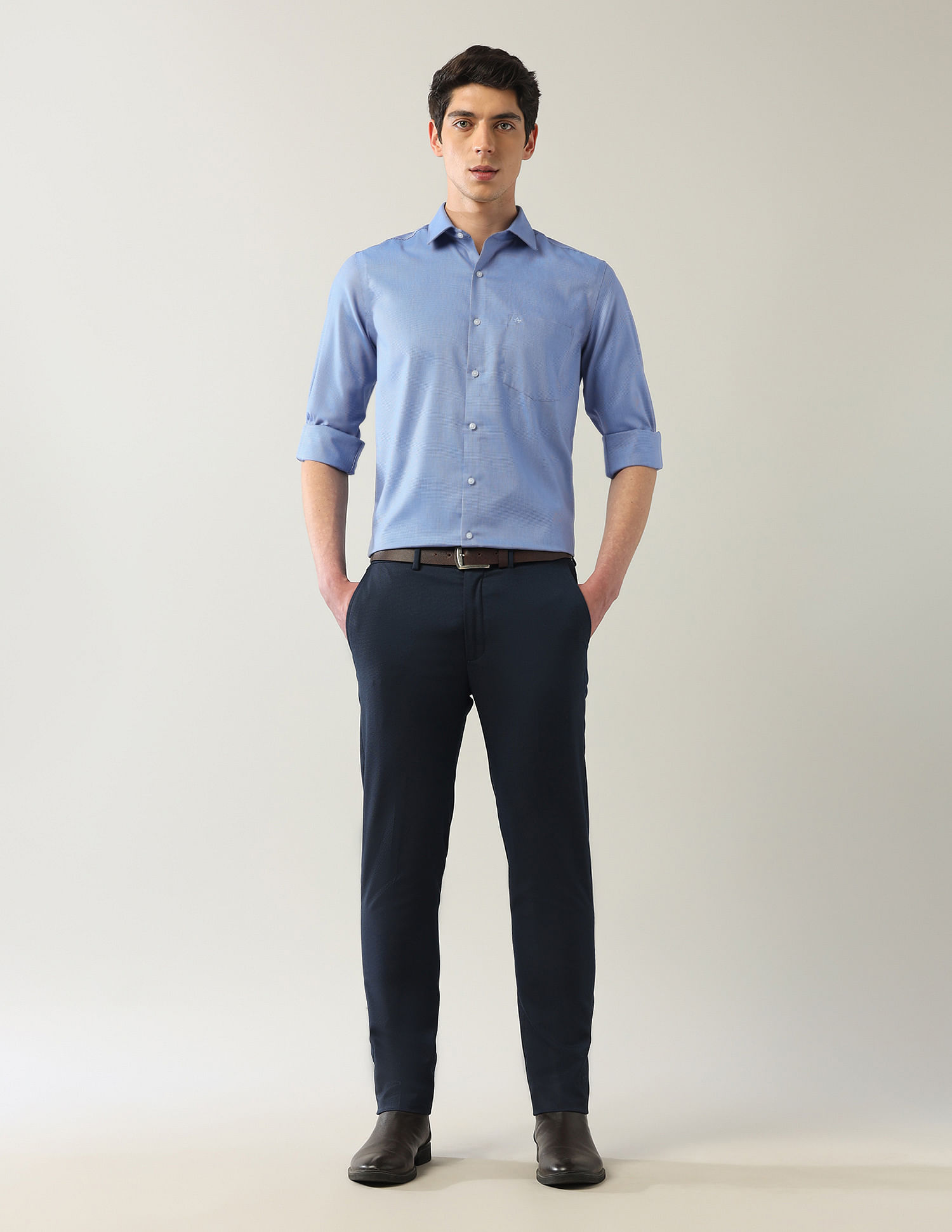 Arrow Manhattan Slim Fit Autopress Shirts