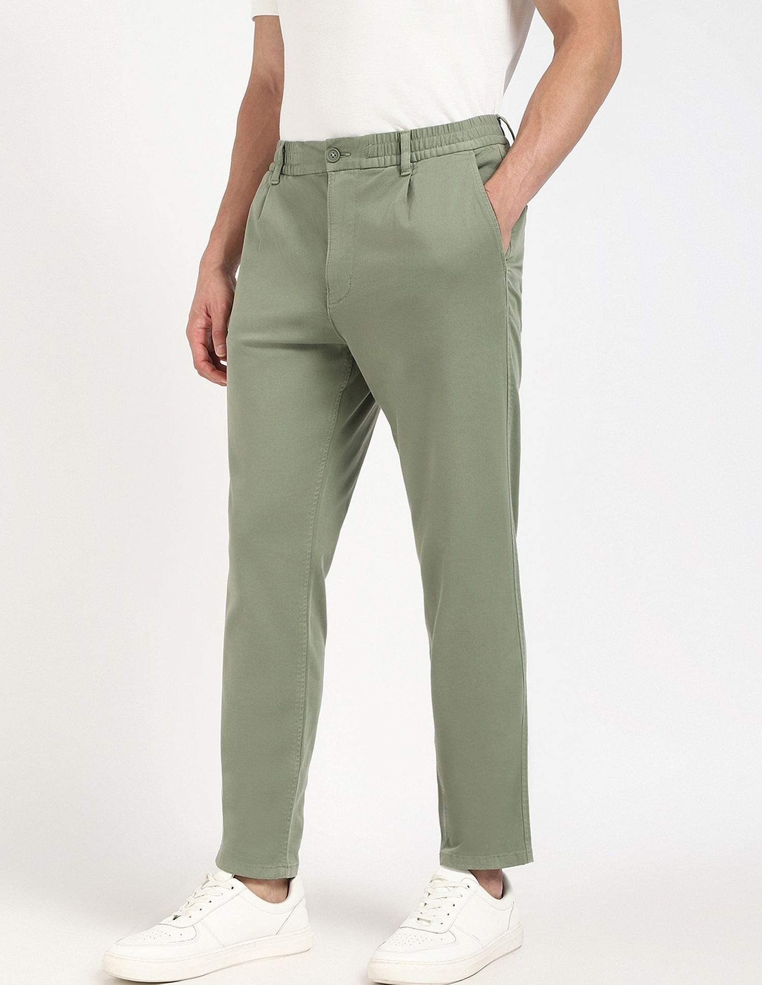 Tommy Hilfiger Solid Relaxed Fit Trouser