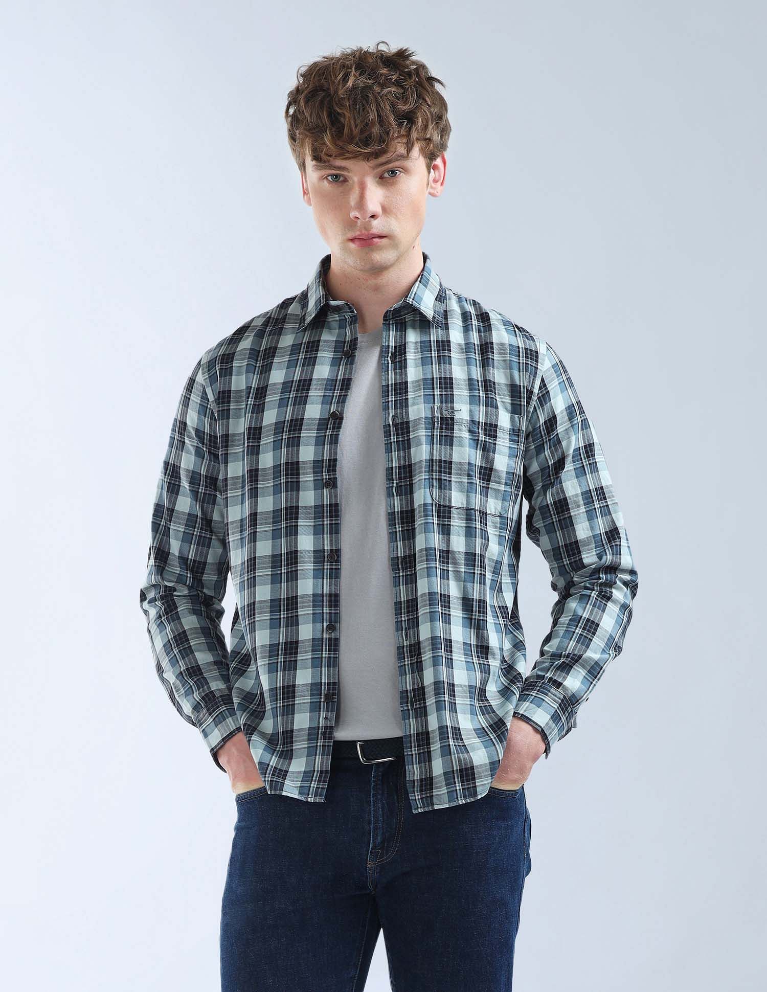 Flying Machine Slim Fit Twill Original Shirt