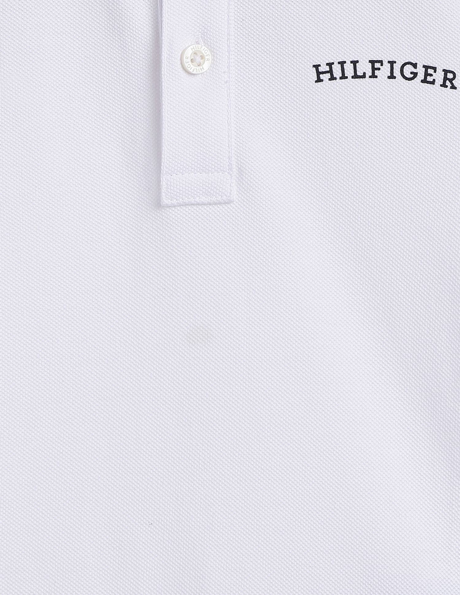 Tommy Hilfiger Kids Boys Solid Monotype Polo Shirt