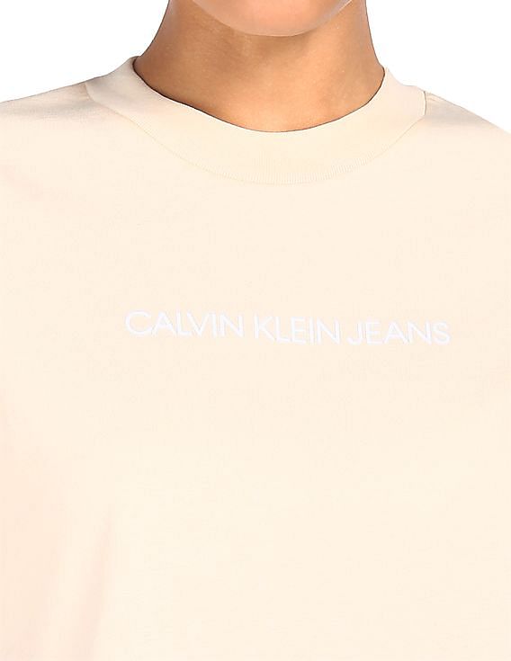 Tシャツ・カットソー CARVEN Woman T-Shirt Beige 6241K2137301 CREAM Carven Womens S Beige Cotton T-Shirt Spring Summer Used | eBay