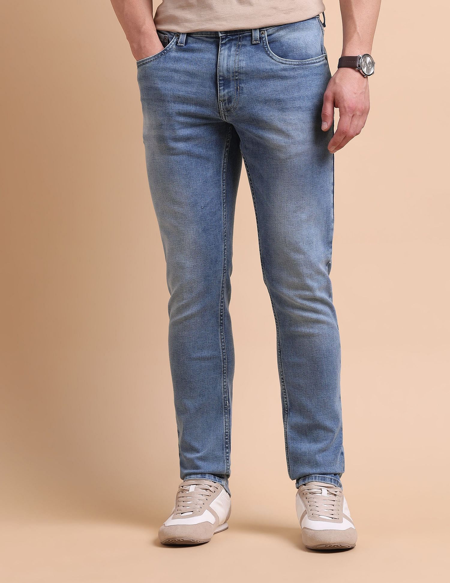 U.S. Polo Assn. Denim Co. Brandon Slim Tapered Fit Blue Jeans
