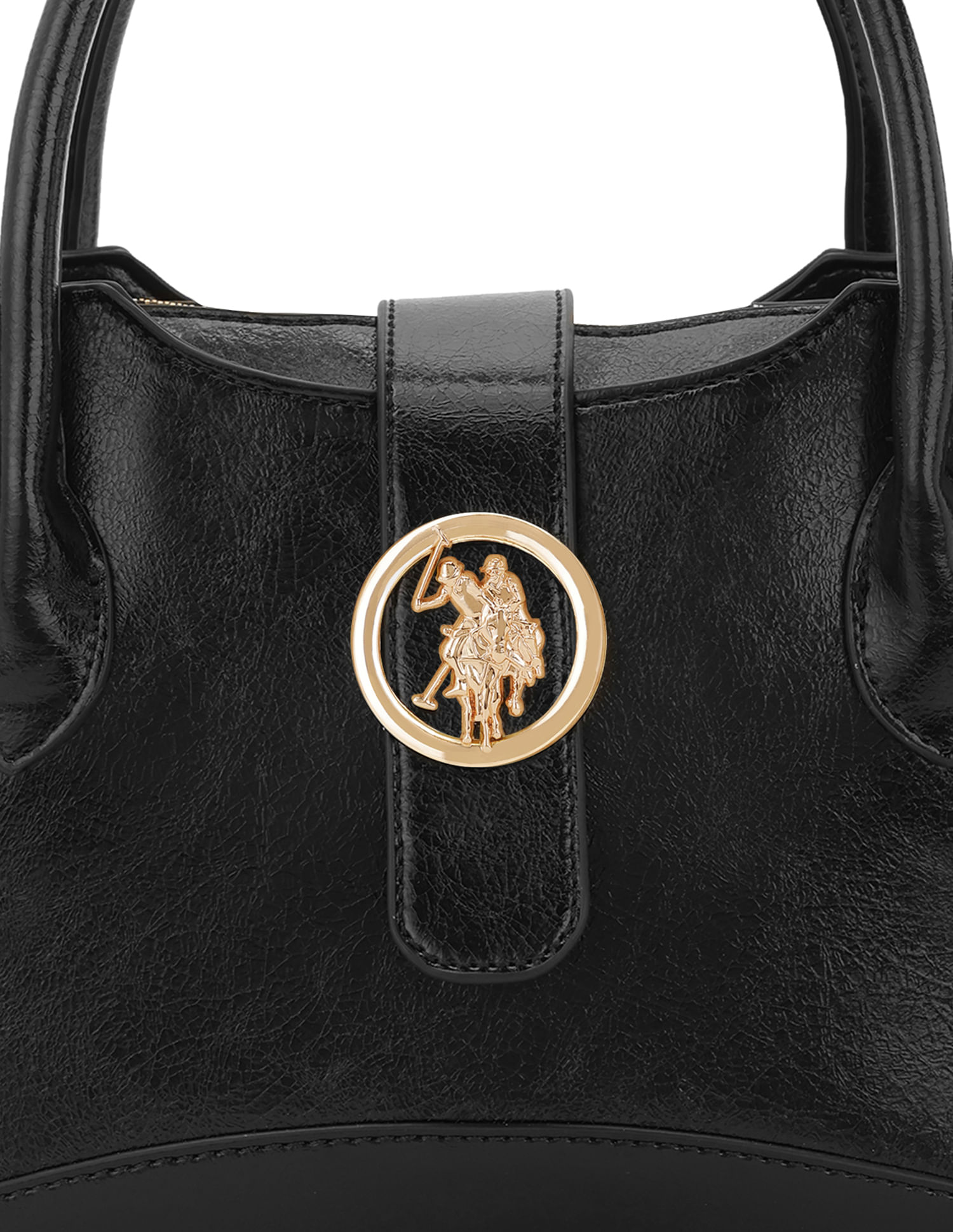 U.S. Polo Assn. Women Ami Textured Satchel Bag