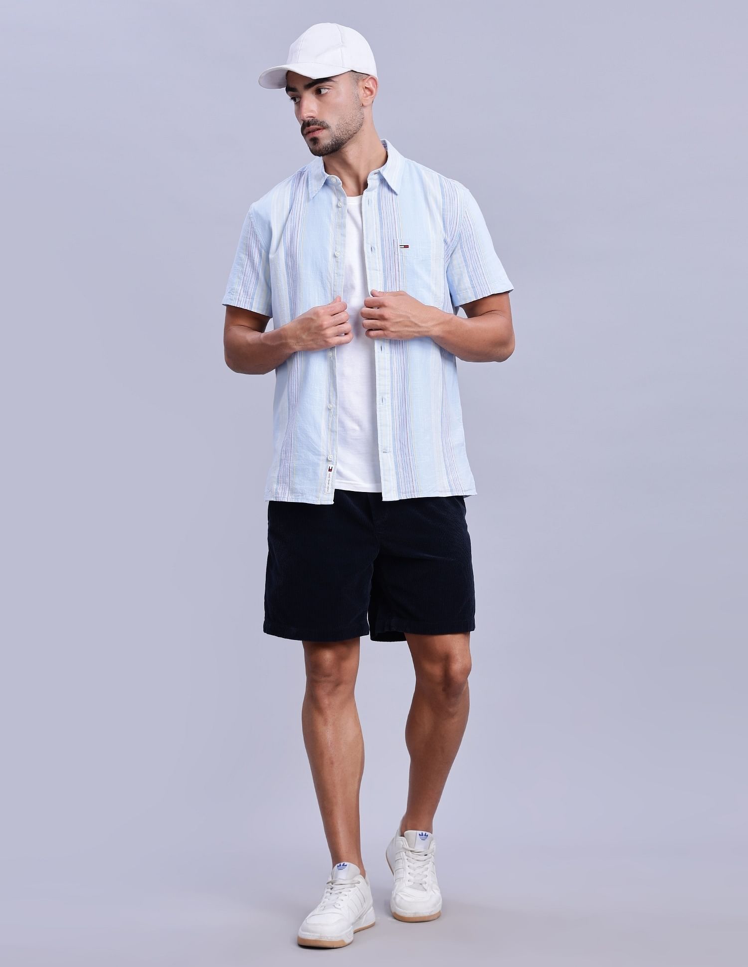 Tommy Hilfiger Striped Regular-Fit Woven Shirts