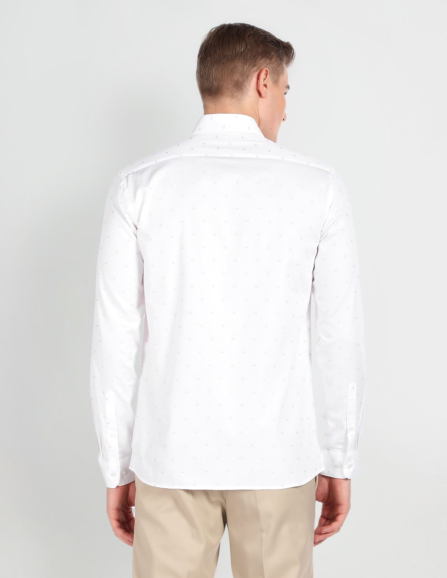 Arrow Newyork Embroidered Twill Shirt
