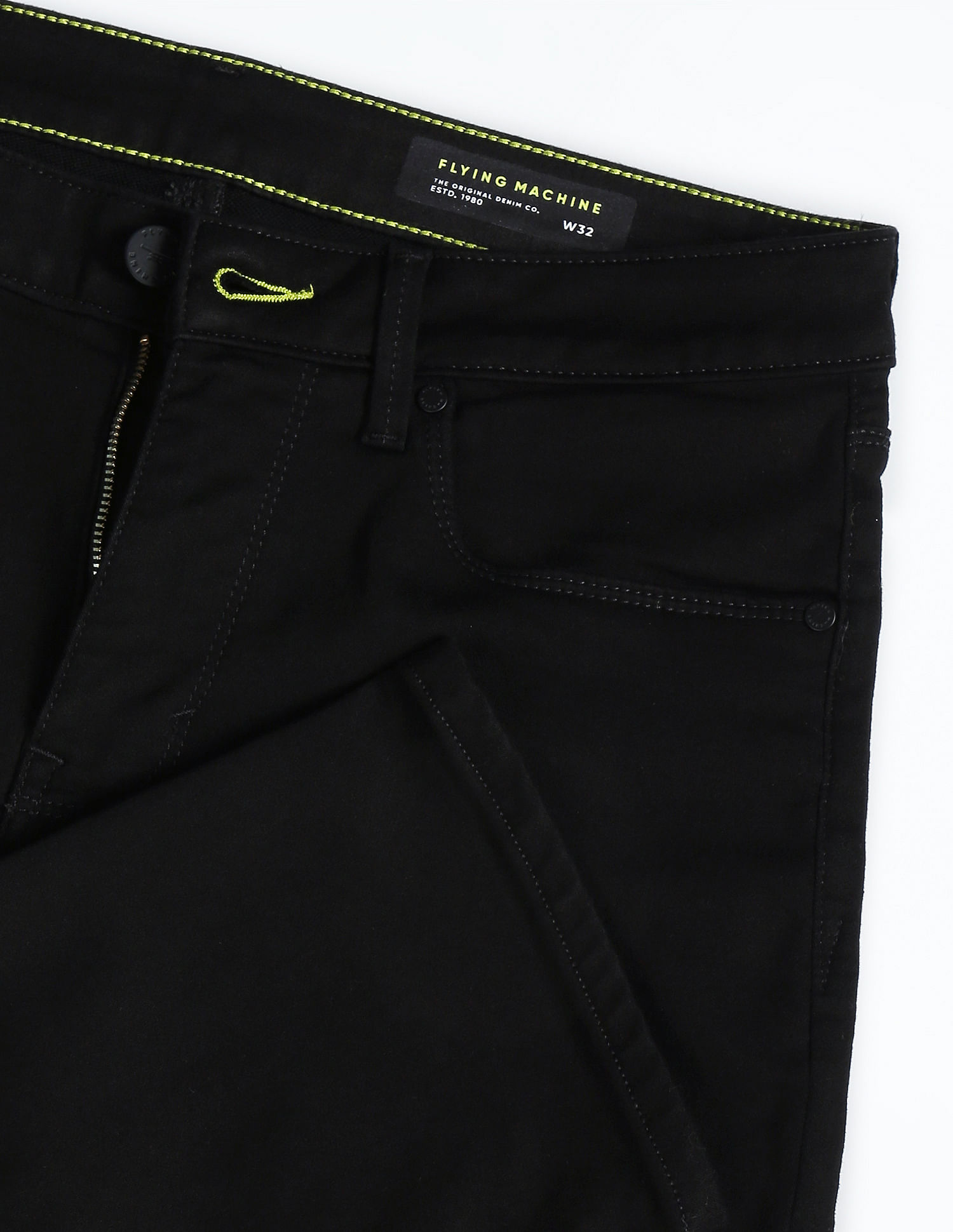Flying Machine Mid Rise Michael Slim Tapered Jeans