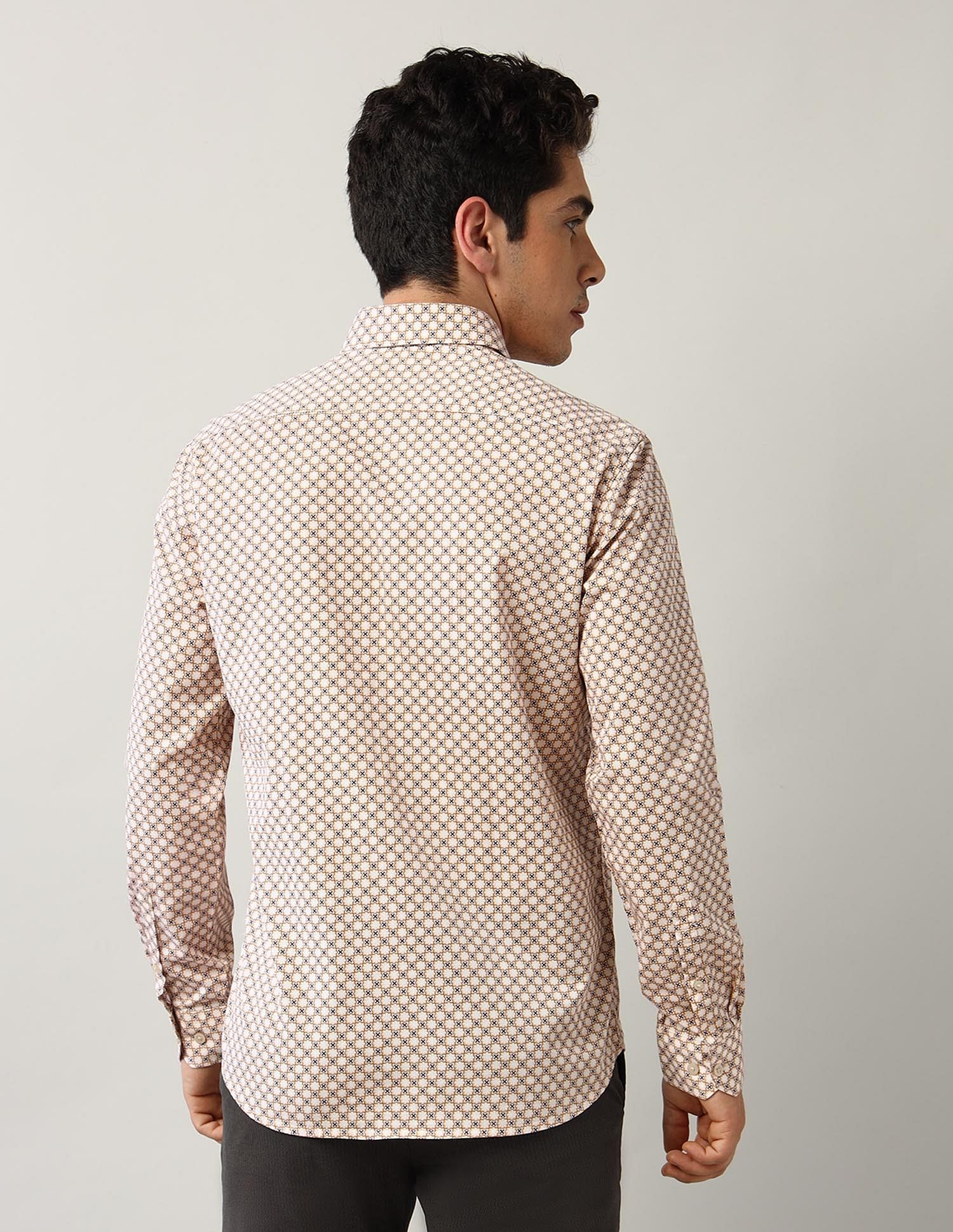Arrow Sport Geometric Printed Twill Shirt