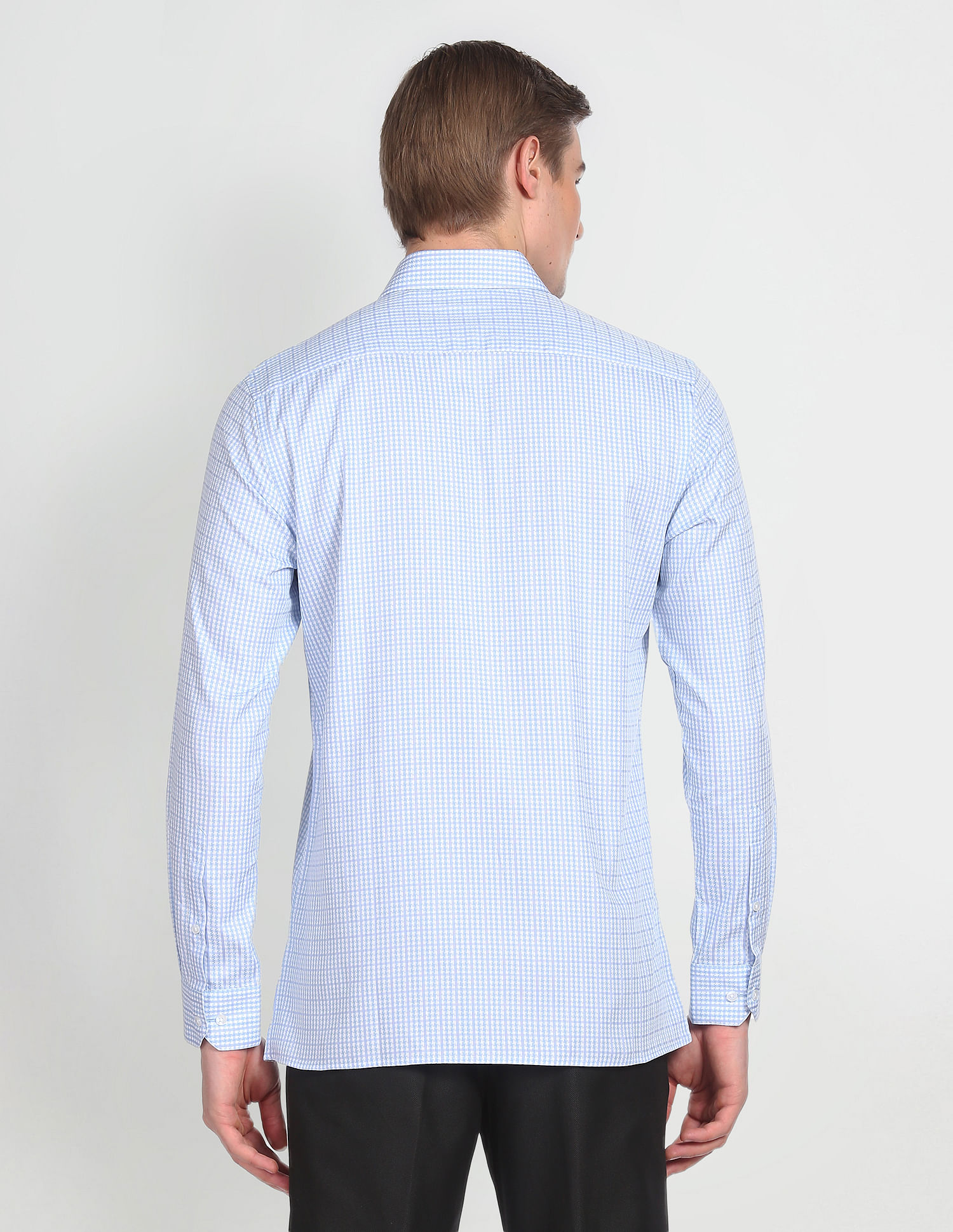 Arrow Micro Check Dobby Formal Shirt