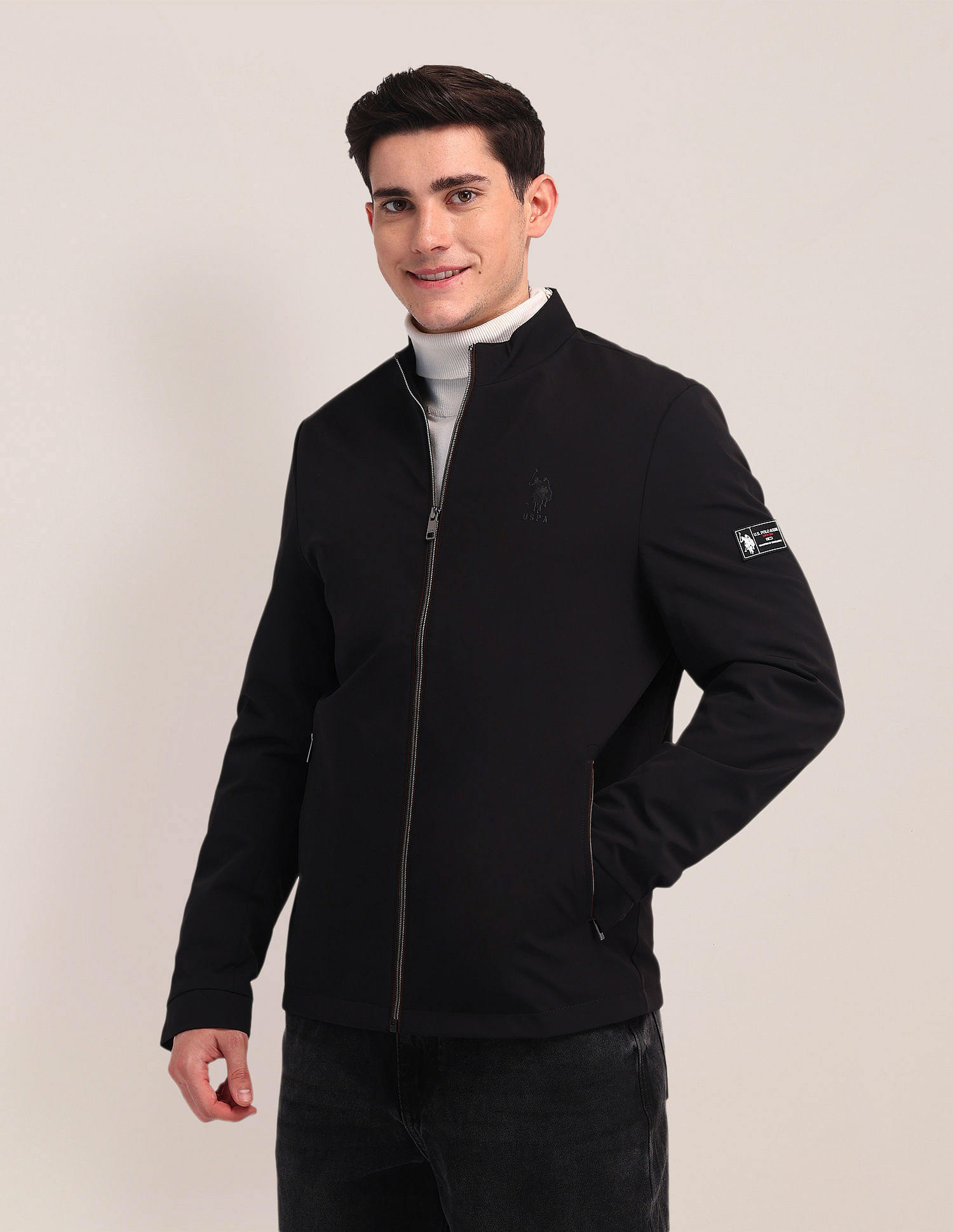 U.S. Polo Assn. Regular Fit Solid Casual Jacket