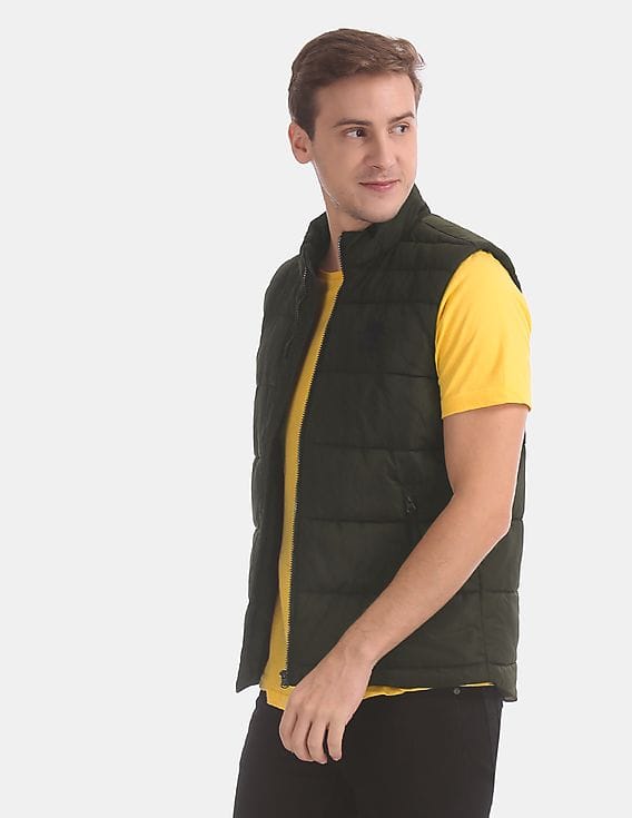 us polo half sleeve jacket