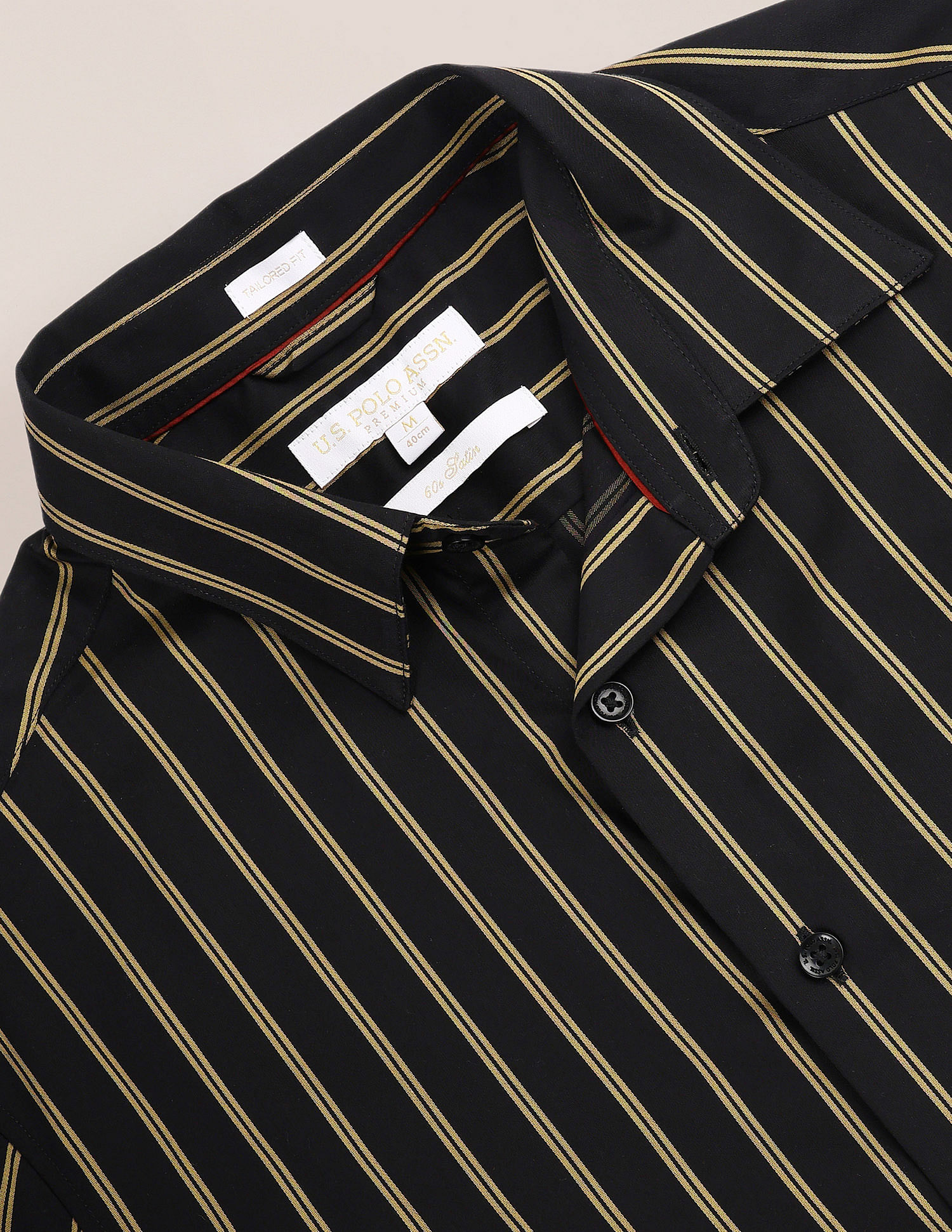 U.S. Polo Assn. Vertical Stripe Cotton Shirt