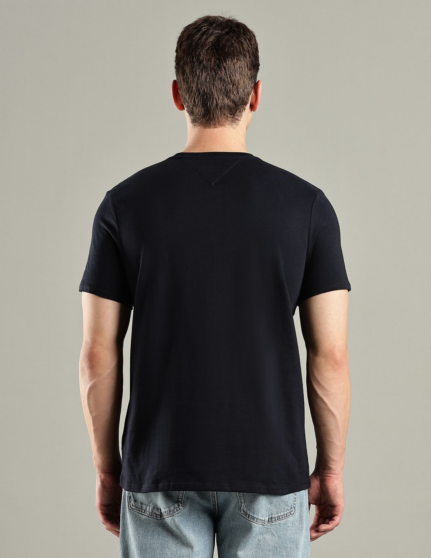 Tommy Hilfiger Solid Regular-Fit Cotton T-Shirt