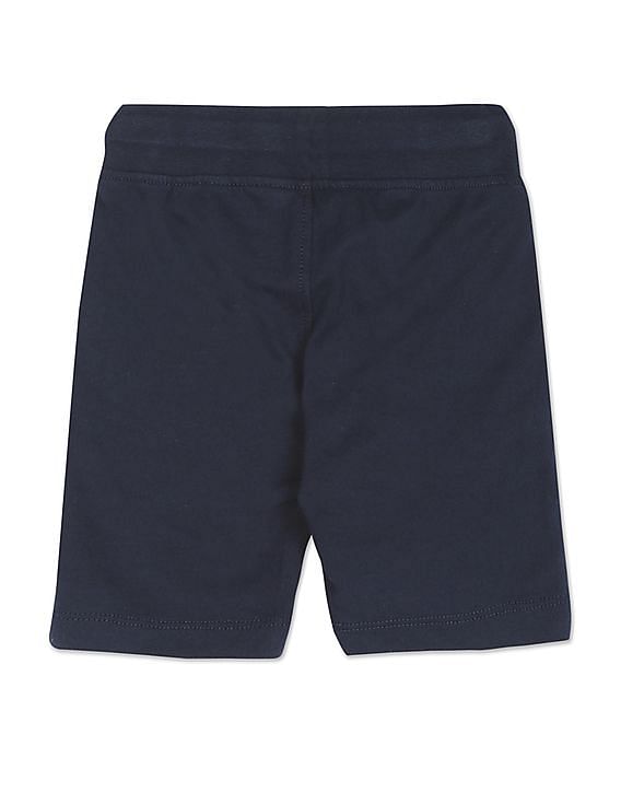 Boys navy best sale cotton shorts