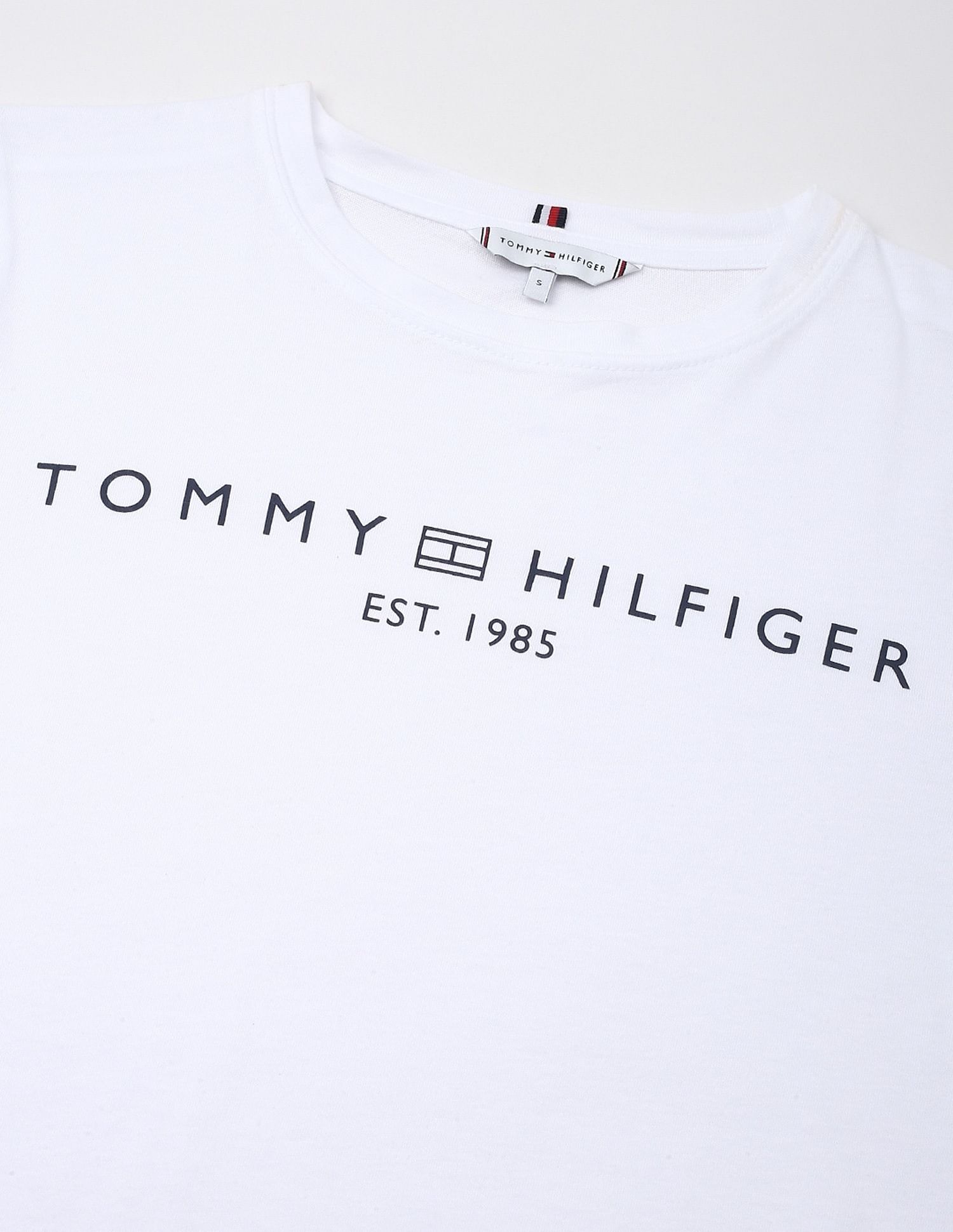 Tommy Hilfiger Embroidered Logo Regular-Fit Cotton T-Shirt