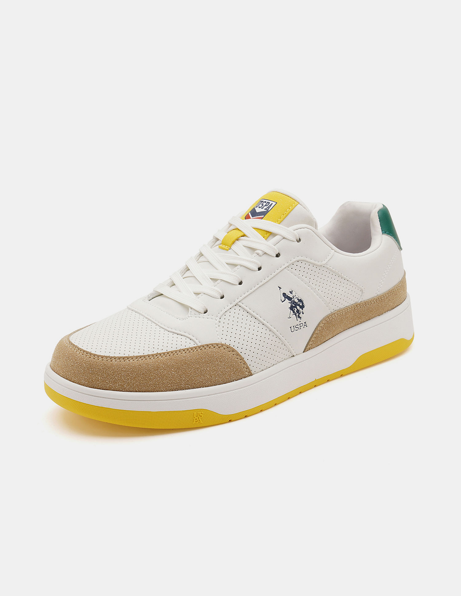 U.S. Polo Assn. Men Simon Colour Blocked Sneakers