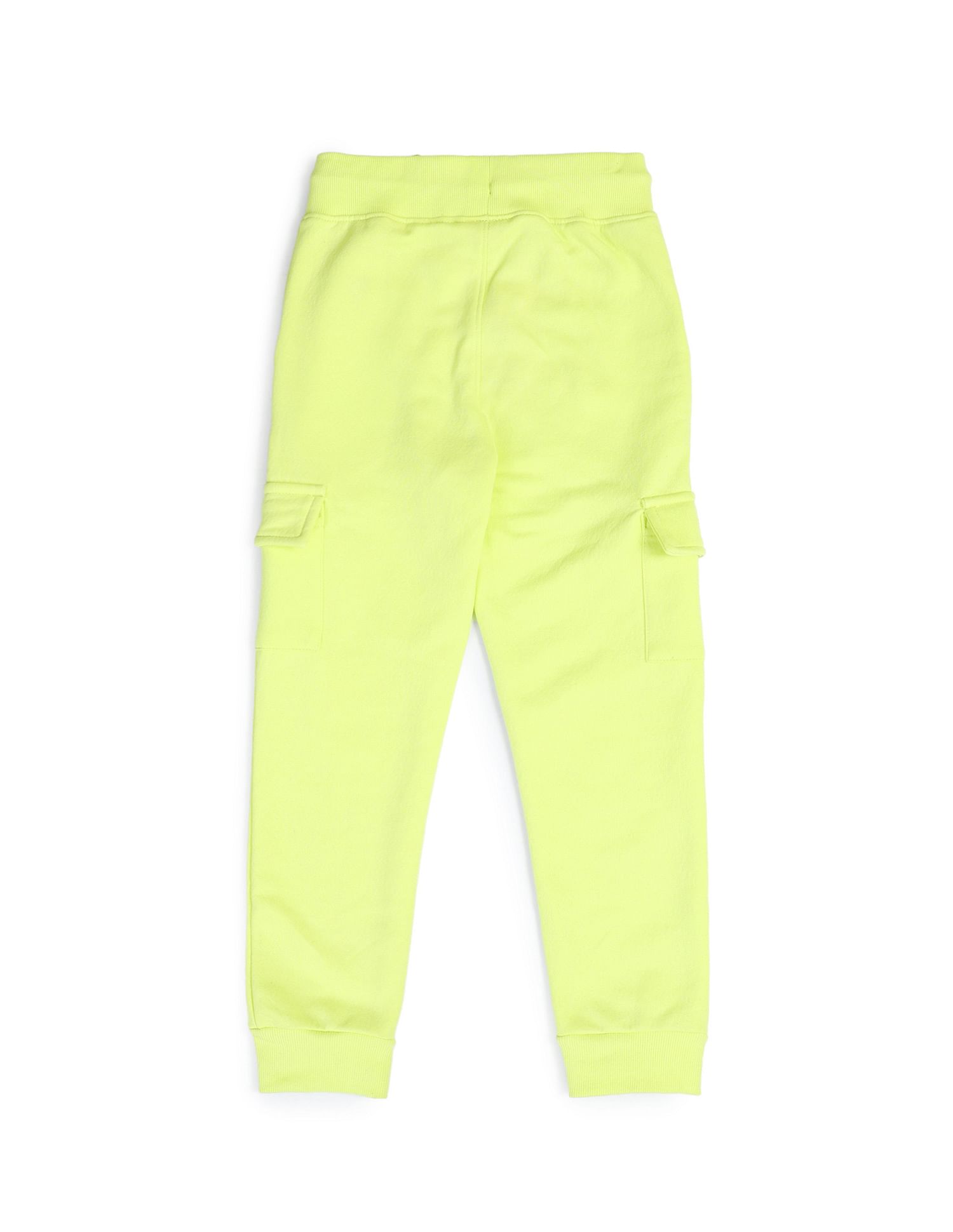 U.S. Polo Assn. Kids Regular Fit Solid Cargo Joggers