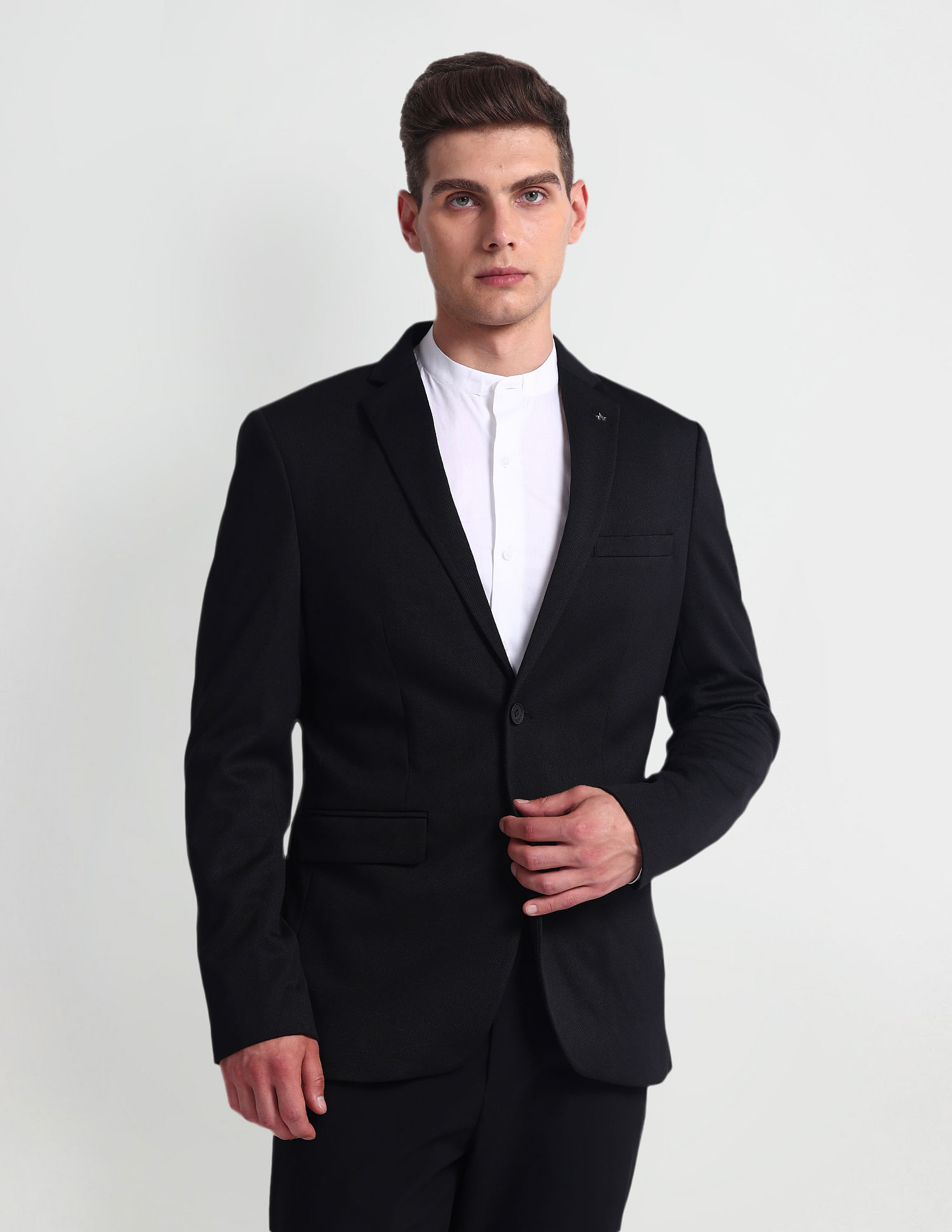 Arrow Zero Calorie Slim Fit Knit Blazer
