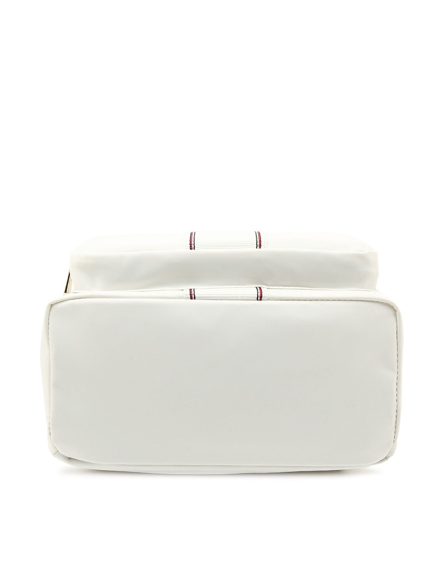 Tommy Hilfiger Solid White Nylon Backpack